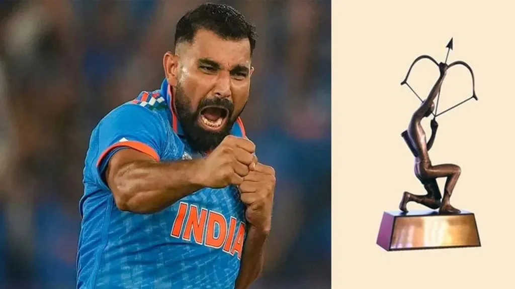 mohammad shami arjuna award