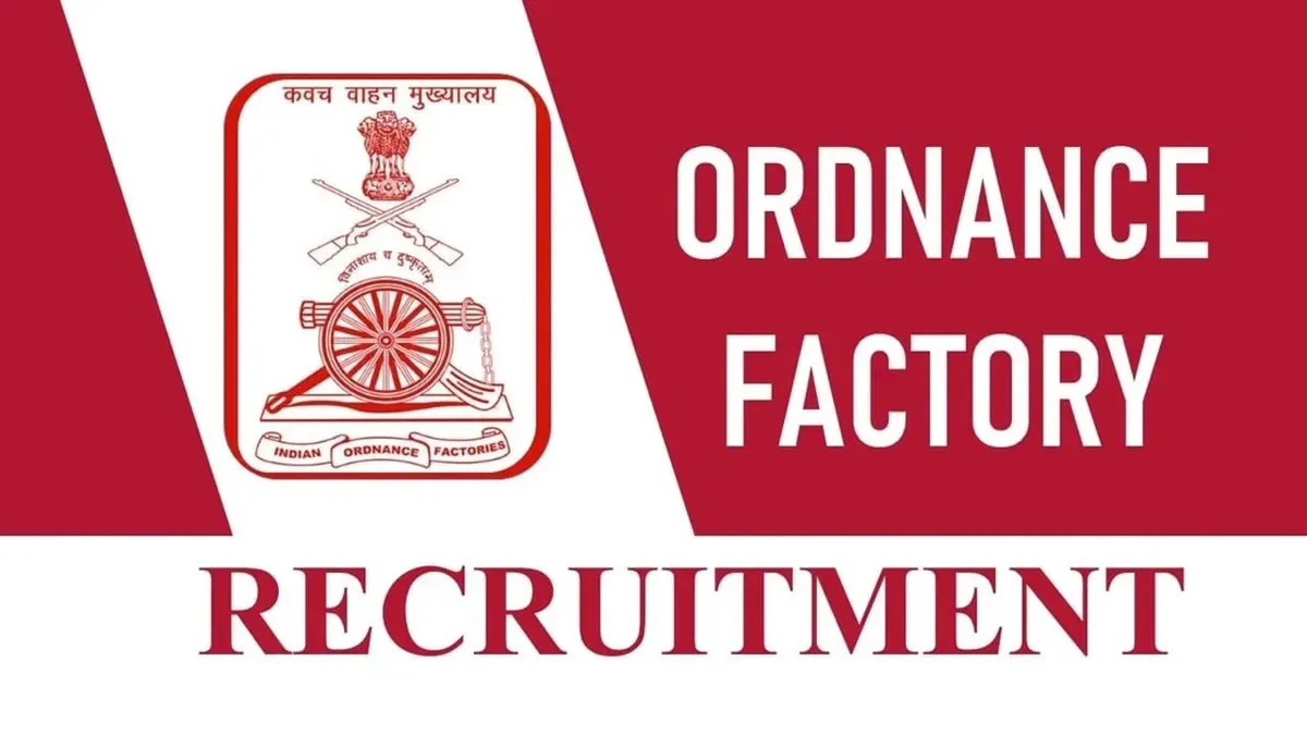 Ordnance factories Recruitment jpg