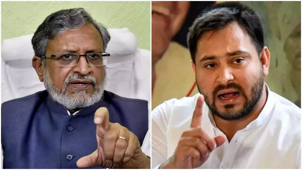 Sushil Modi Tejashwi Yadav