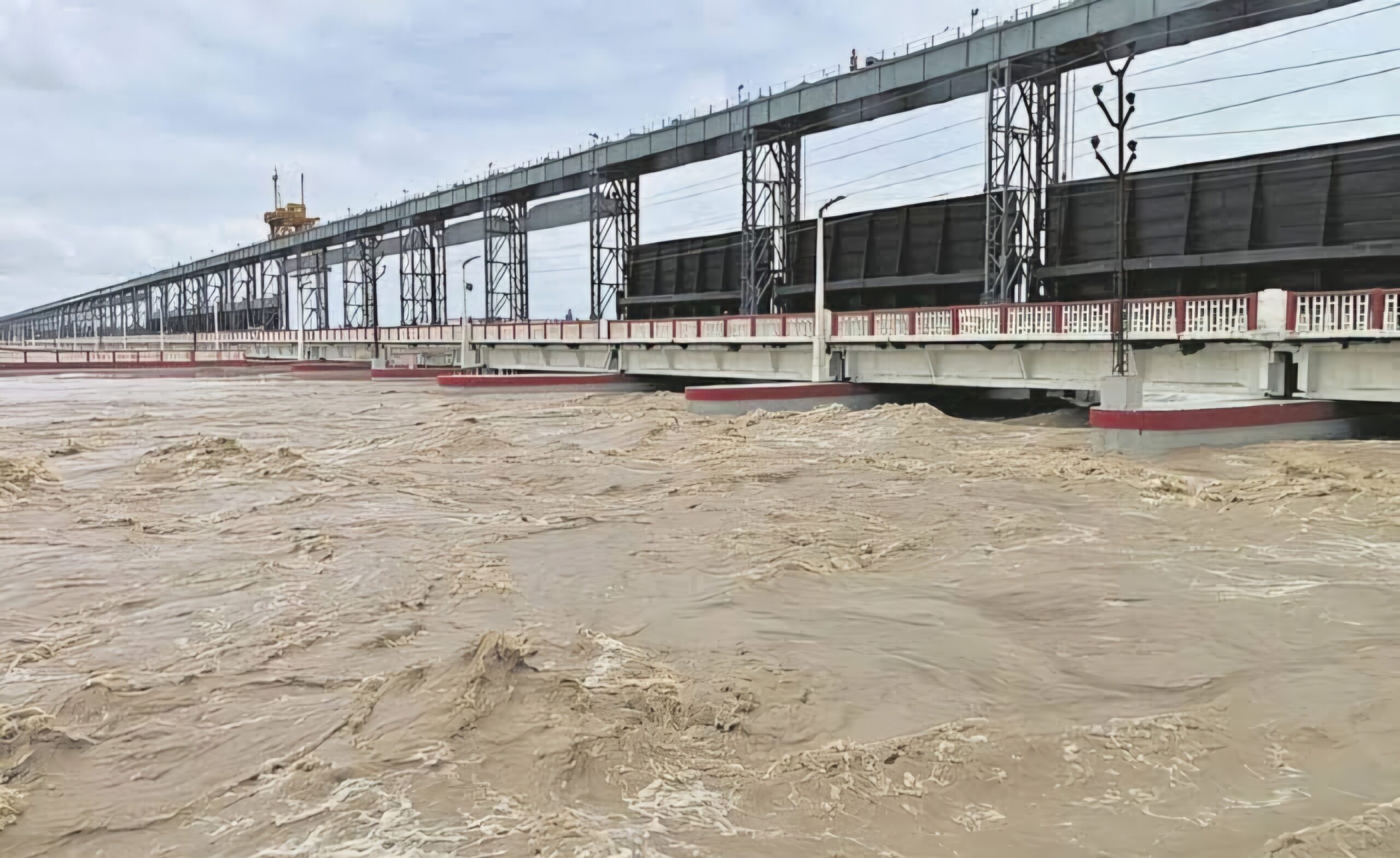 Kosi water level scaled
