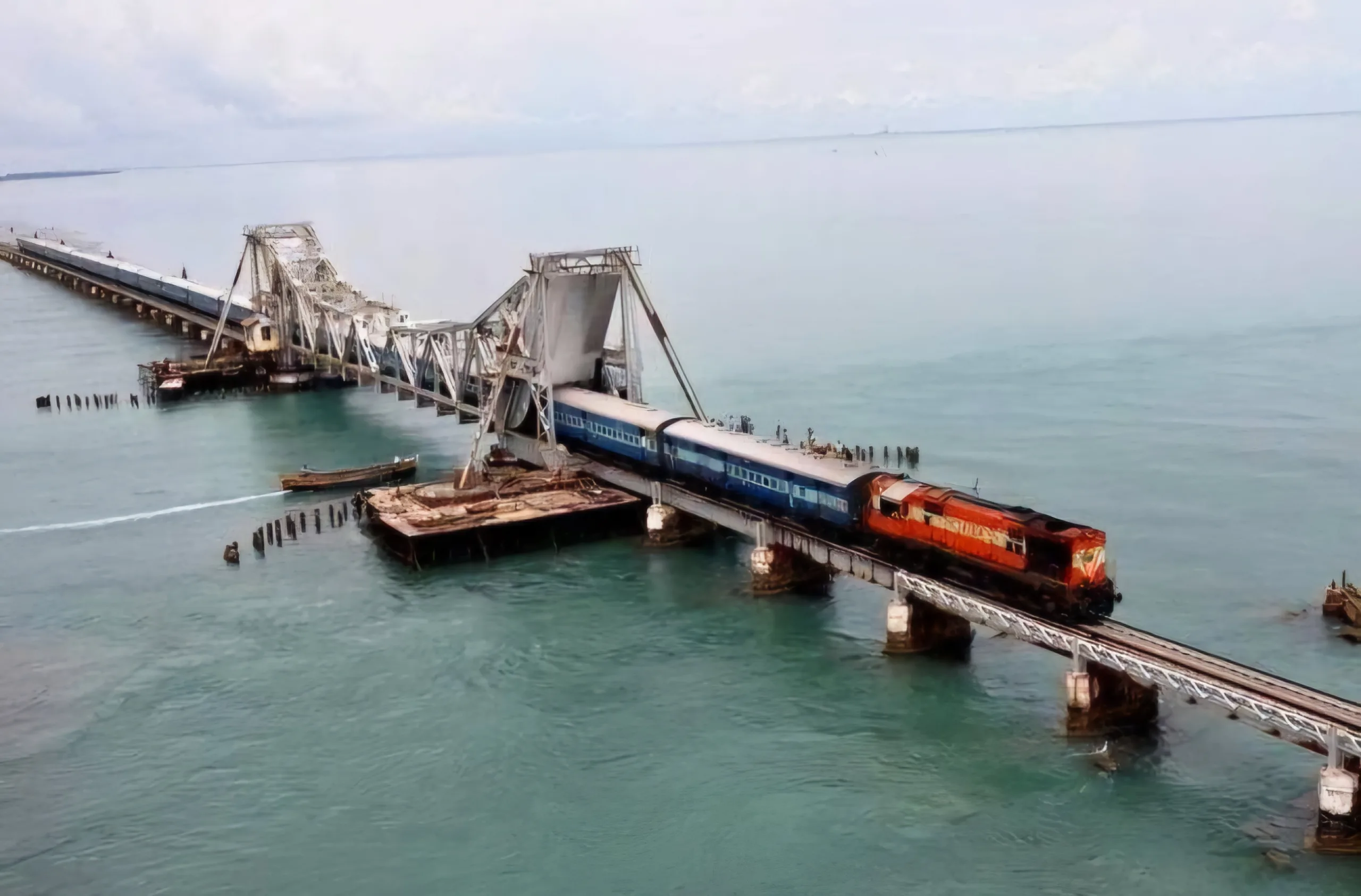 Rail Bridge train scaled