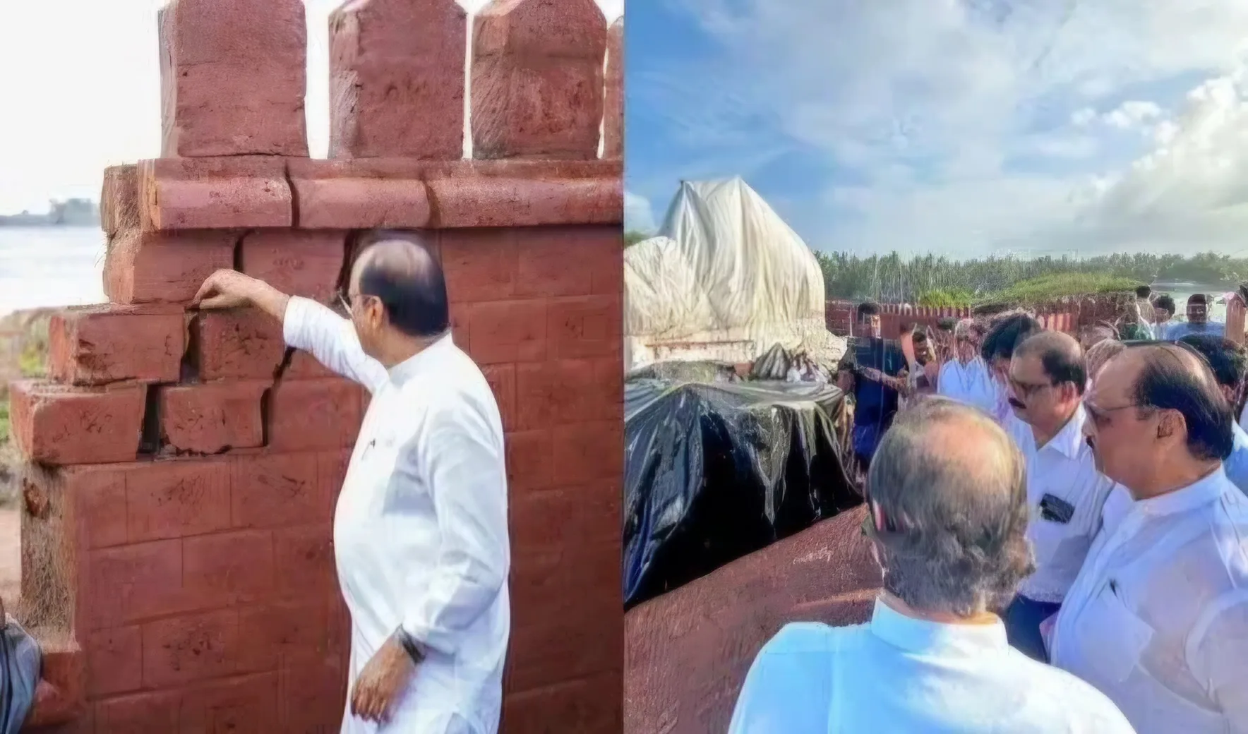 ajit pawar reaction after visit at rajkot jpg