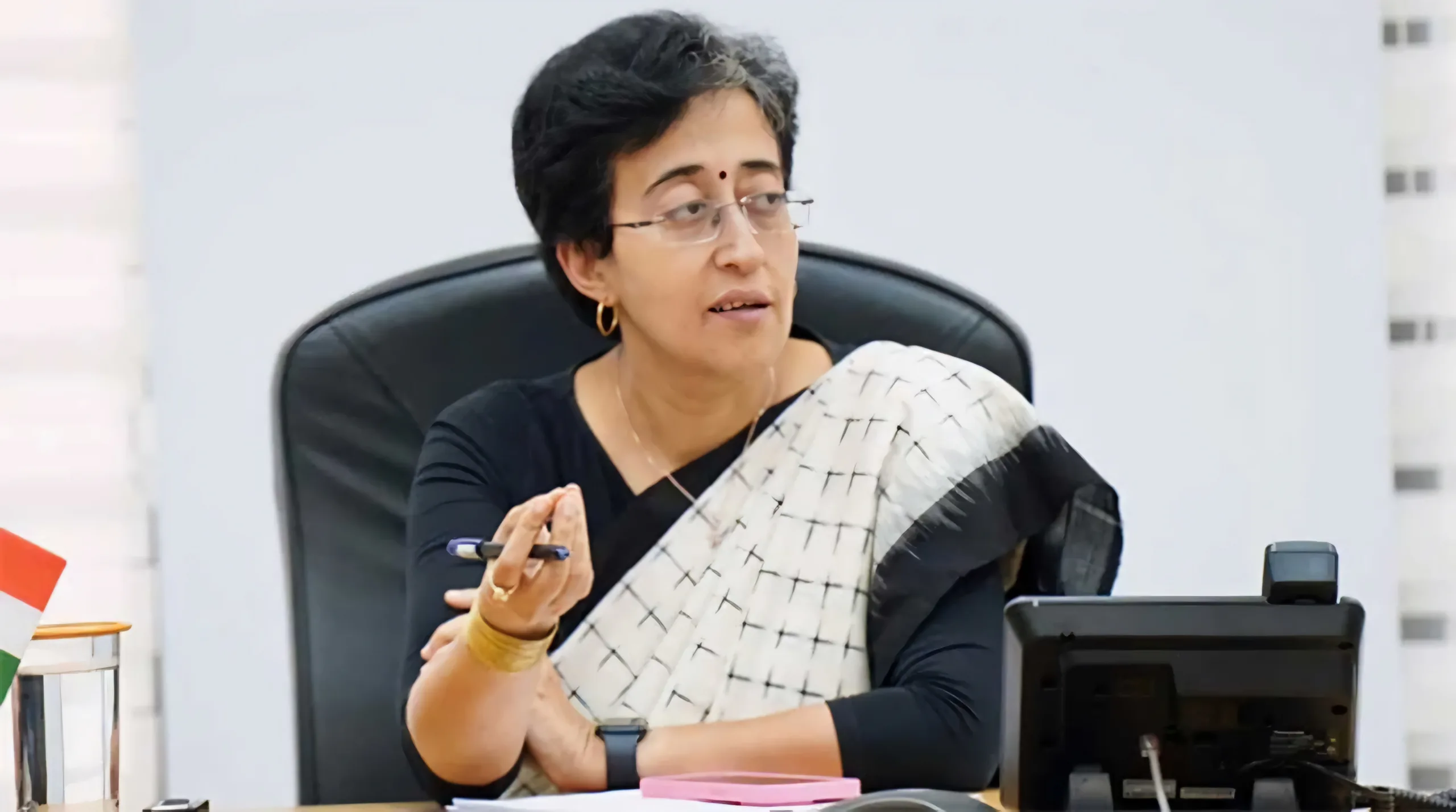 Aatishi cm Delhi government scaled