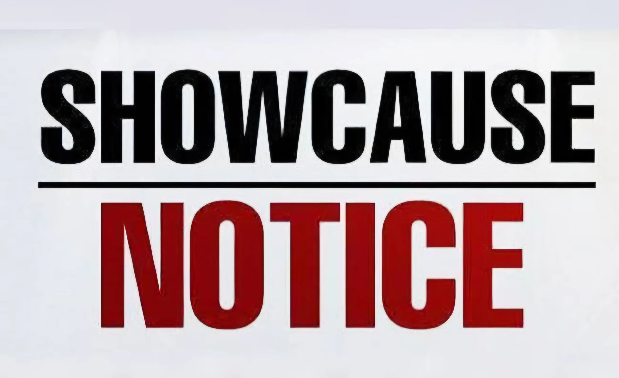 Show cause notice scaled