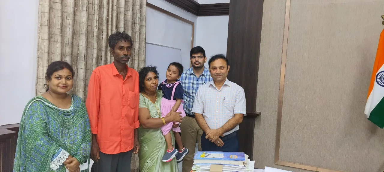 भागलपुर में कन्याकुमारी के दंपत्ति को मिली खुशियाँ, गोद मिली नन्ही बच्ची