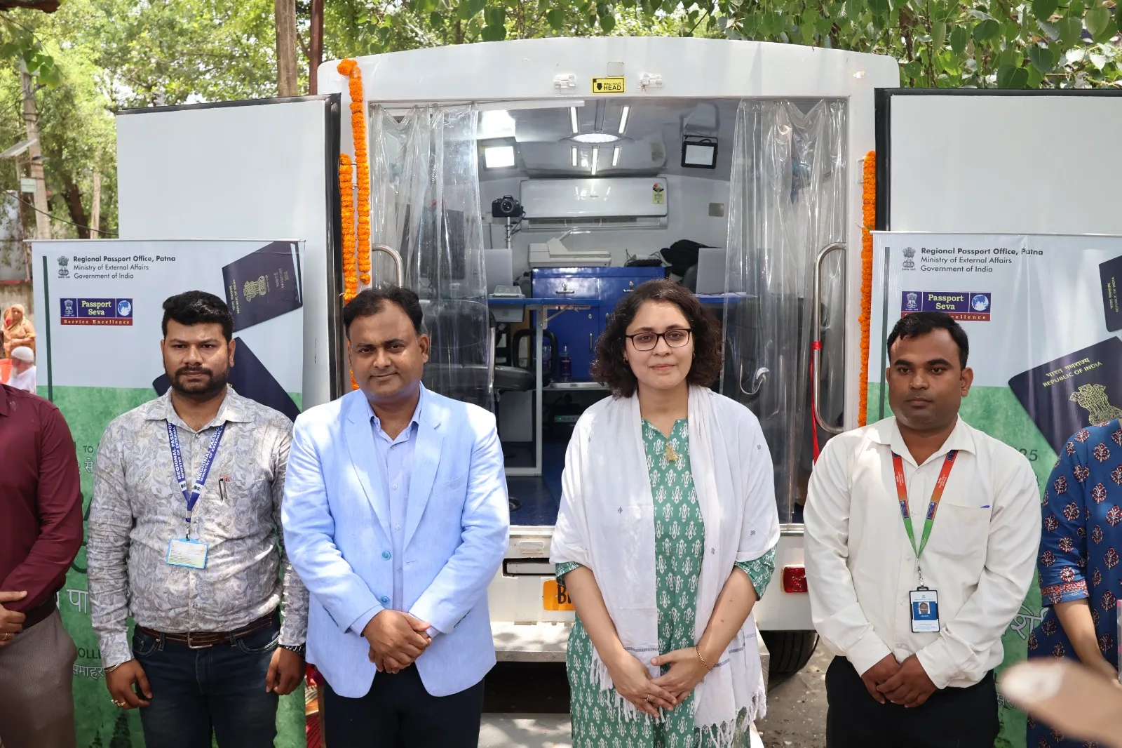लखीसराय में तीन दिवसीय पासपोर्ट सेवा मोबाइल वैन कैंप का हुआ शुभारंभ