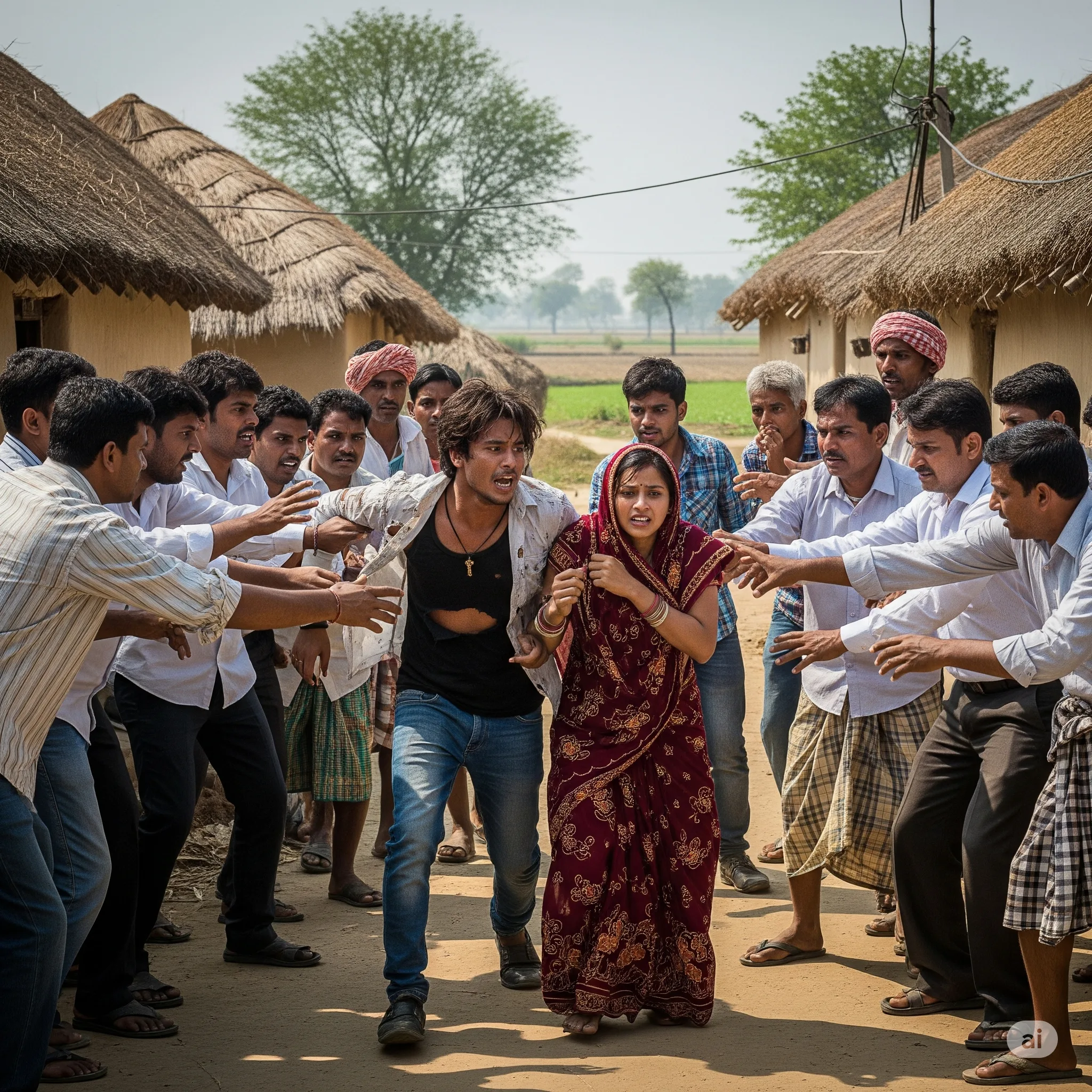 कटिहार में प्रेमी युगल को खंभे से बांधकर की गई बर्बरता, बाल मुंडवाए, पहनाई गई जूते-चप्पलों की माला, गांव में घुमाया गया