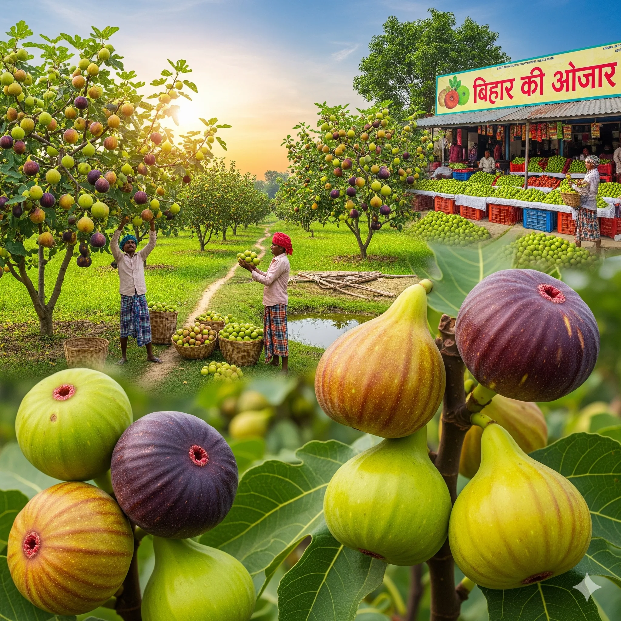 अब बिहार की खेतों में भी उगने लगे अंजीर, किसान उठा रहे बड़ा लाभ