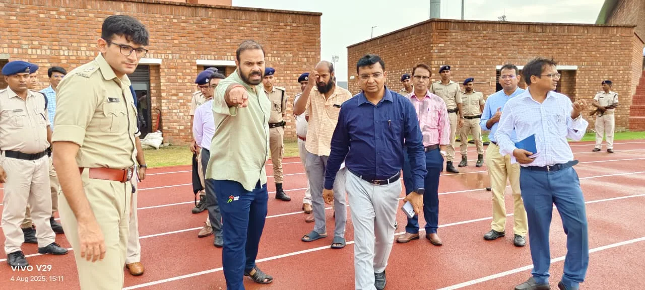 राजगीर में दो अंतरराष्ट्रीय स्पर्धाओं की तैयारी अंतिम चरण में, जिलाधिकारी और पुलिस अधीक्षक ने किया स्थलीय निरीक्षण