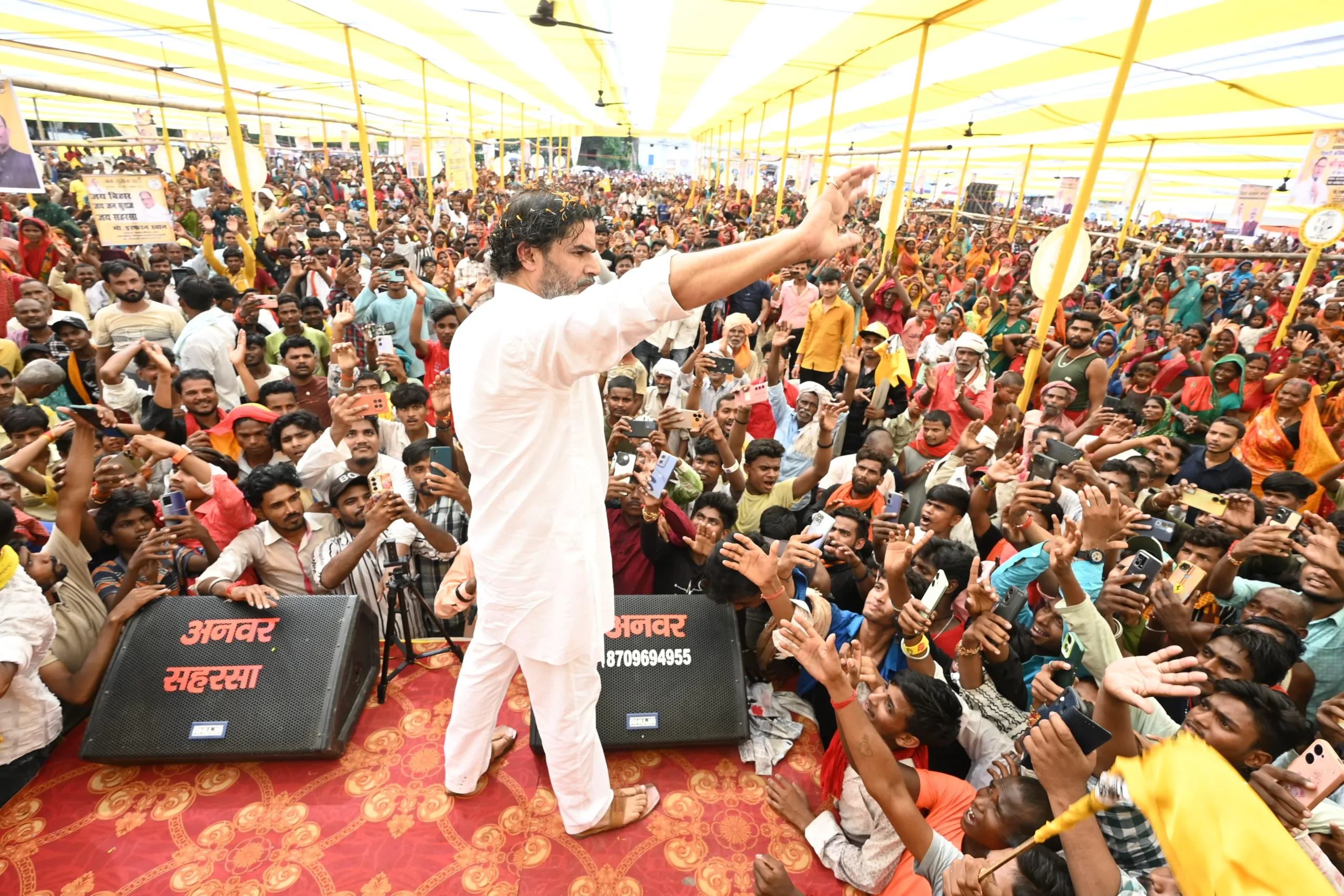 सहरसा में प्रशांत किशोर का तीखा हमला, राहुल गांधी और नीतीश सरकार पर साधा निशाना