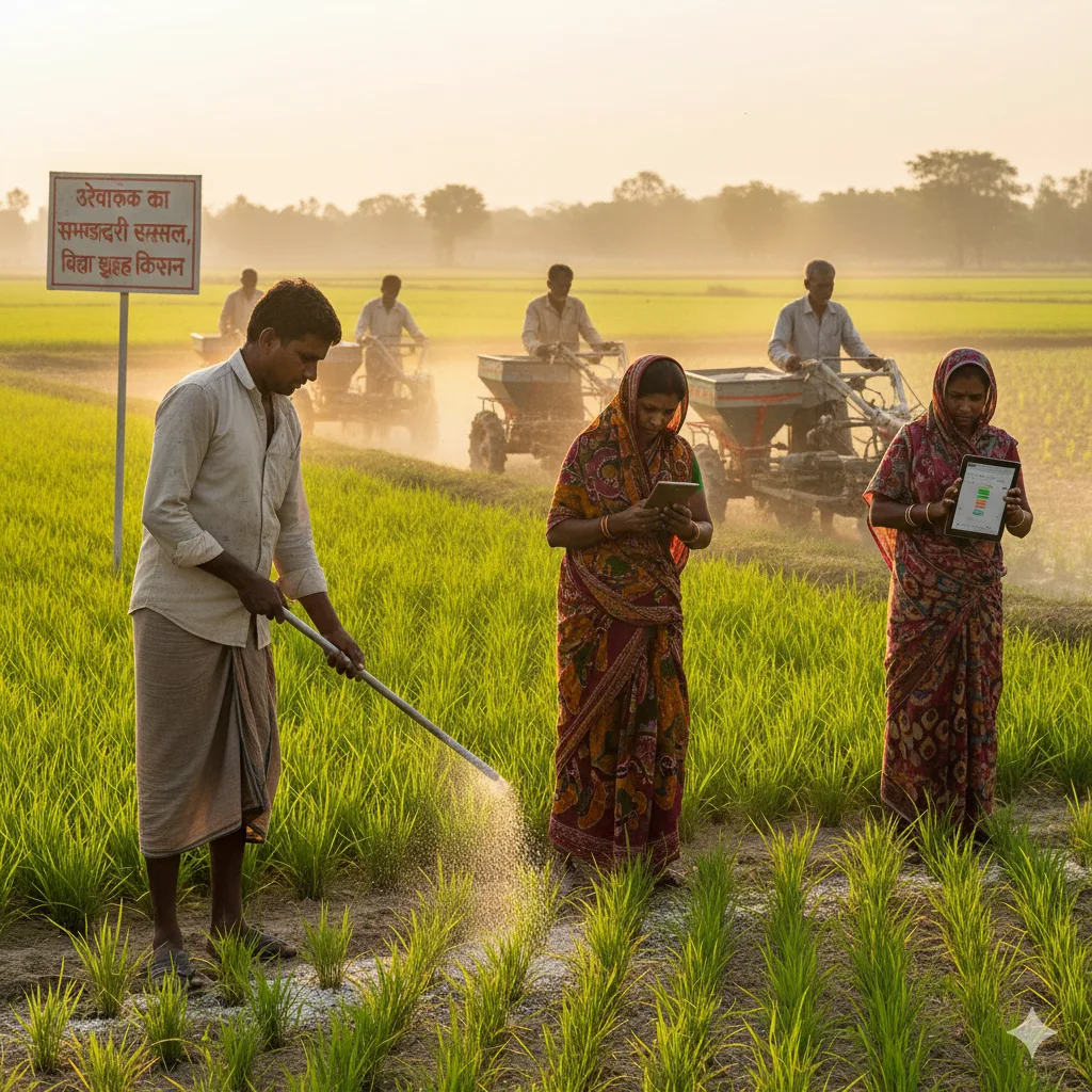 अब उर्वरकों का समझदारी से इस्तेमाल कर रहे हैं बिहार के किसान