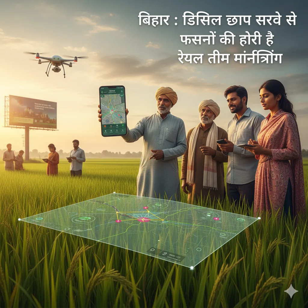 डिजिटल क्रॉप सर्वे से फसलों की हो रही है रियल टाइम मॉनिटरिंग