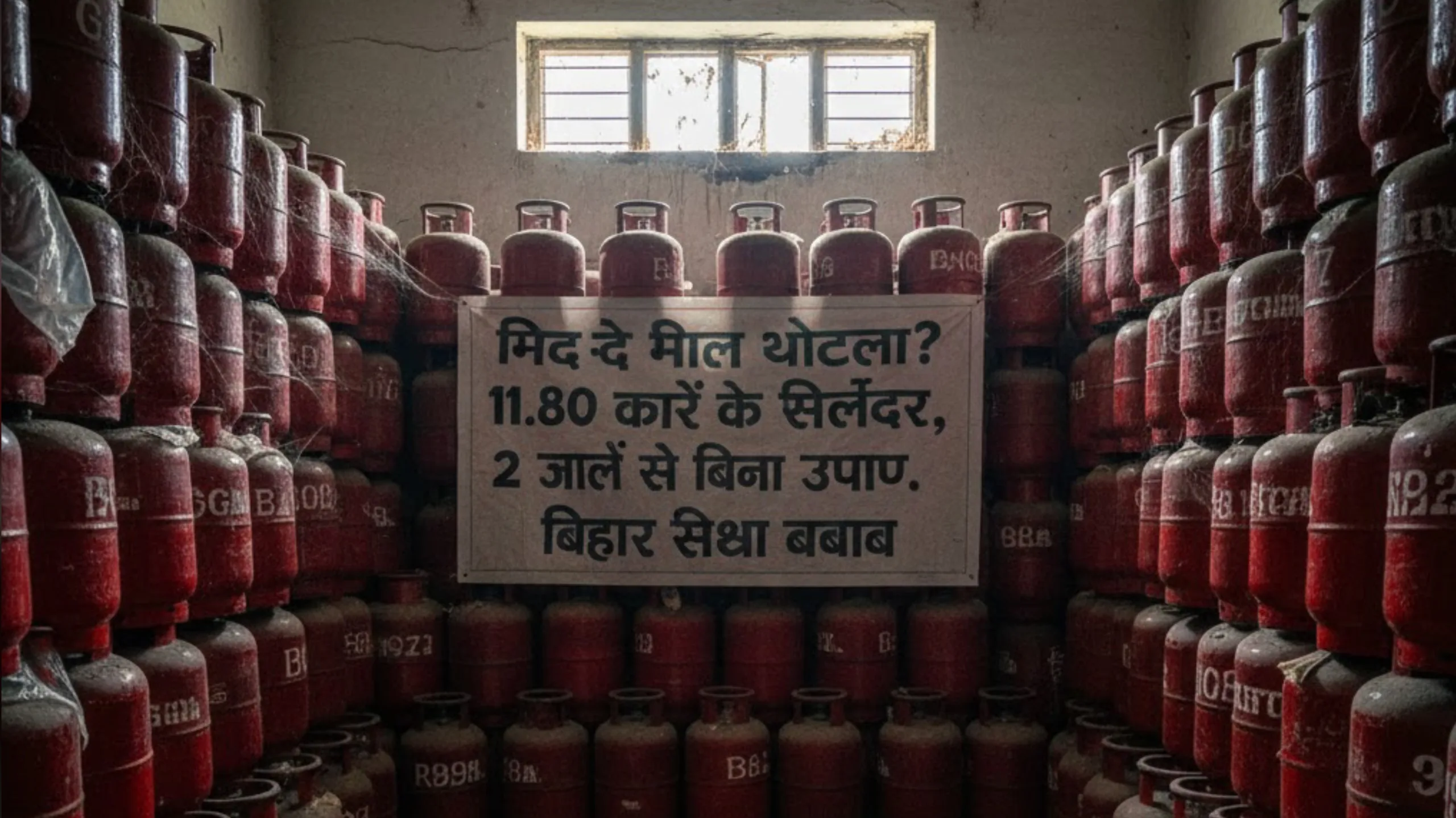 मिड-डे मील का बड़ा घोटाला? बिहार के स्कूलों में 11.80 करोड़ के गैस सिलेंडर दो साल से बिना उपयोग के पड़े