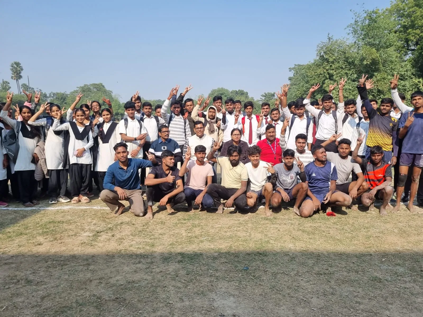 टीएनबी कॉलेज: अर्थशास्त्र विभाग के छात्रों के बीच एन.आर. सेंटर में कबड्डी मैच का सफल आयोजन, येलो हाउस विजेता