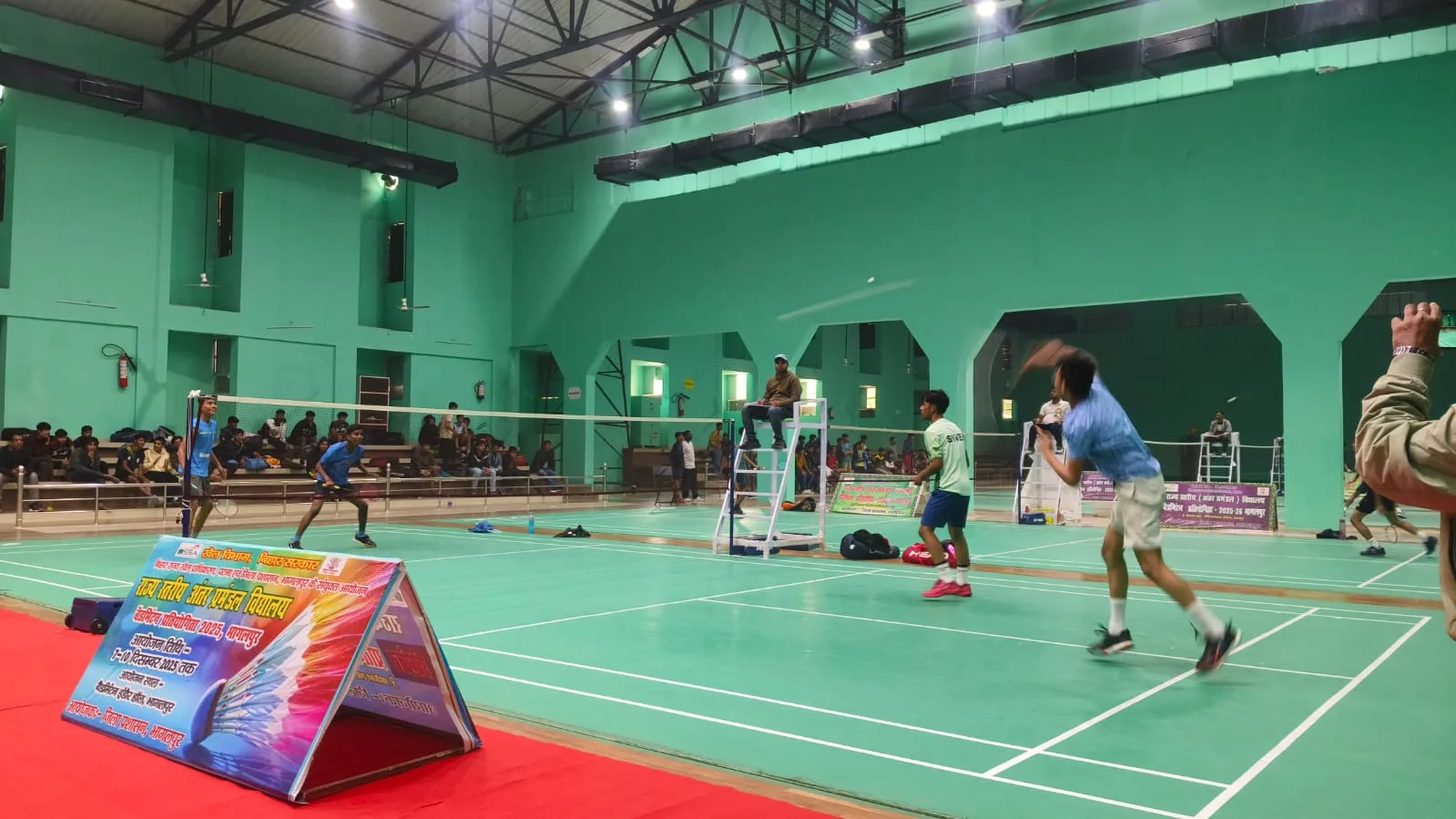 भागलपुर में राज्यस्तरीय बैडमिंटन चैंपियनशिप का दूसरा दिन सम्पन्न, कई खिलाड़ियों ने सेमीफाइनल में बनाई जगह