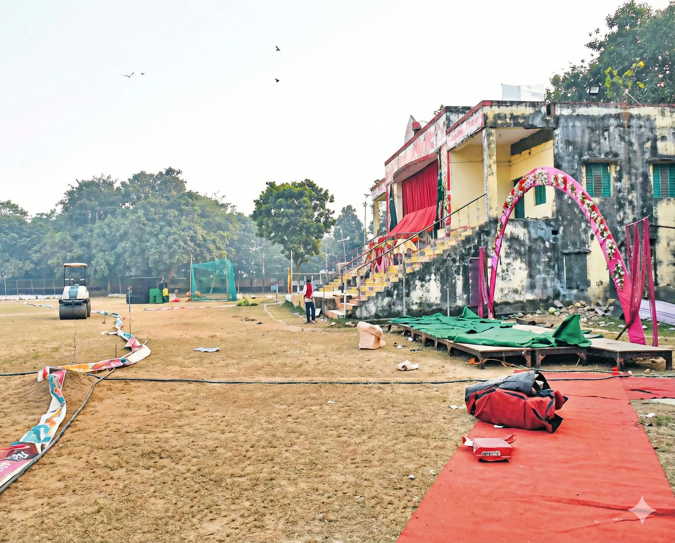 बीसीएल सीजन-4 रद्द होने के बाद सैंडिस कंपाउंड स्टेडियम में सन्नाटा, खिलाड़ी लौटे; बीसीए की चेतावनी के बाद ठप पड़ी लीग