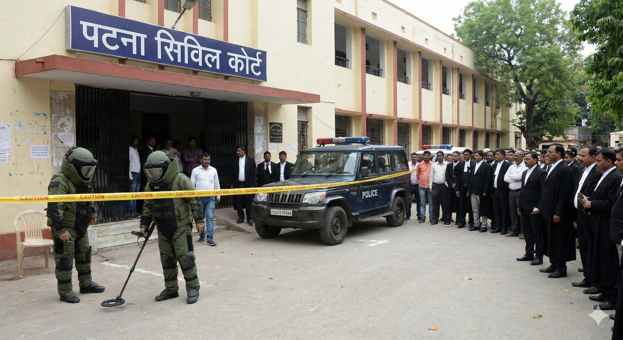 पटना समेत बिहार के पांच सिविल कोर्ट को आरडीएक्स से उड़ाने की धमकी, ई-मेल से हड़कंप; कोर्ट खाली कर बम स्क्वॉयड ने की सघन तलाशी