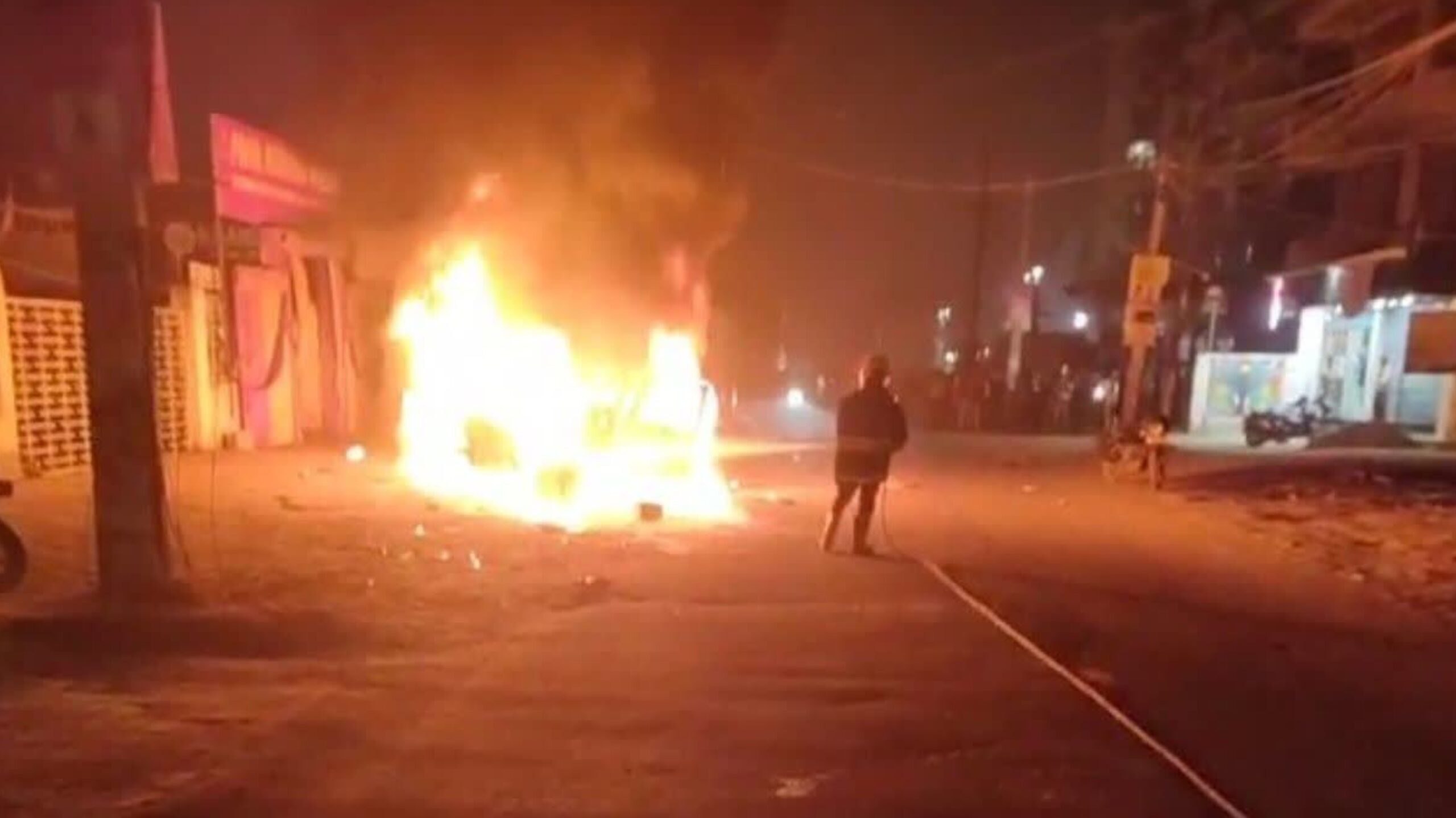 पटना में बेकाबू थार का तांडव – कई लोगों को कुचला, गुस्साई भीड़ ने कार को फूंका