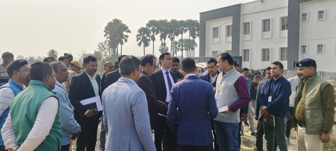 ऊर्जा सचिव ने निर्माणाधीन महुआ ग्रिड उपकेंद्र का किया निरीक्षण, कार्य में तेजी लाकर समय पर पूरा करने के दिए निर्देश