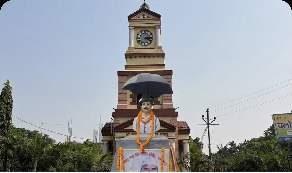 भागलपुर में ट्रैफिक सुधार की पहल: घंटाघर–शहीद चौक पर शहीद भगत सिंह की प्रतिमा होगी शिफ्ट, 10 लाख से अधिक की लागत का अनुमान