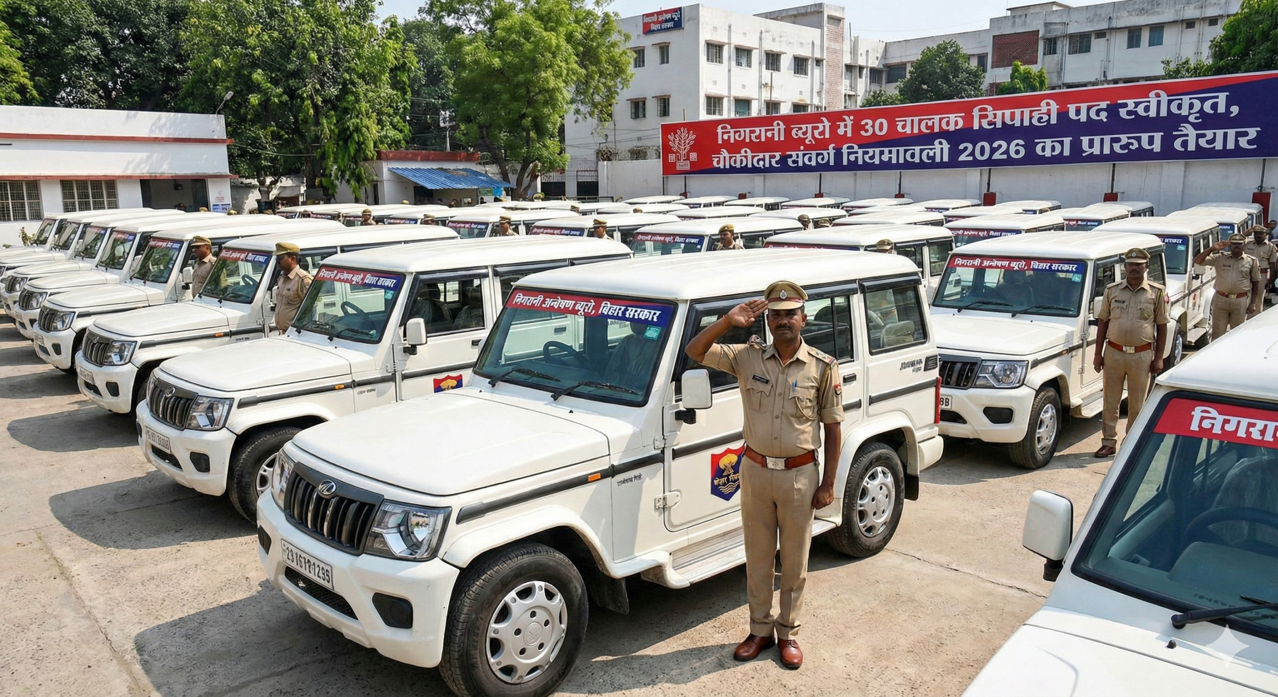 निगरानी ब्यूरो में 30 चालक सिपाही पद स्वीकृत, चौकीदार संवर्ग नियमावली 2026 का प्रारूप तैयार