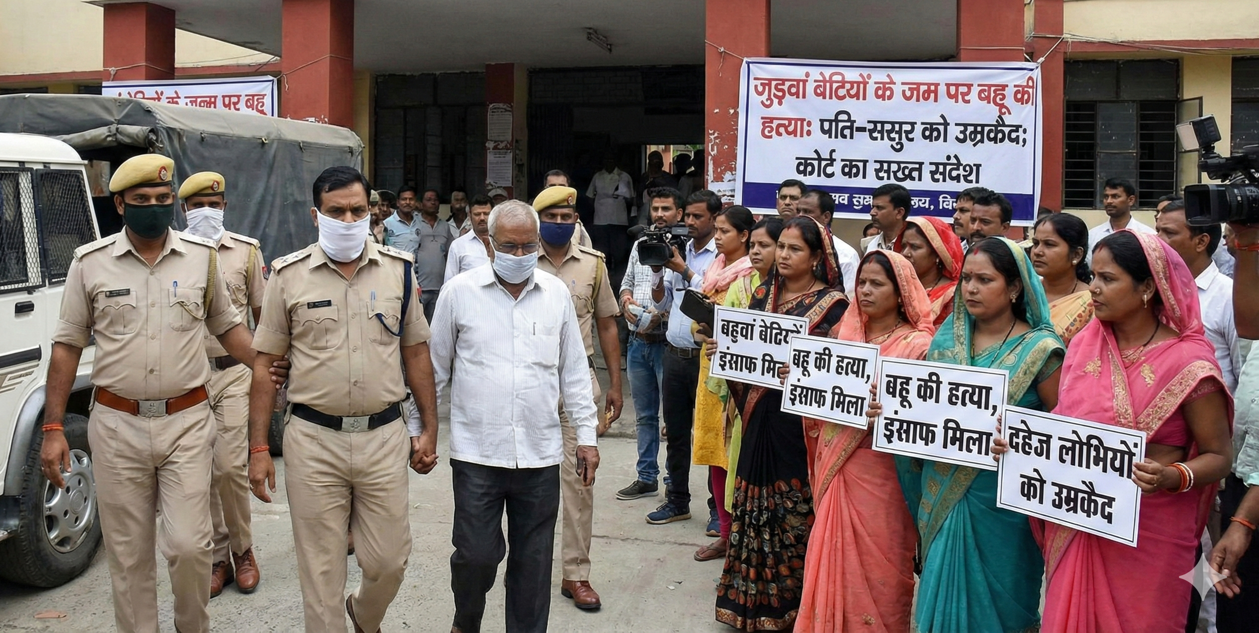 जुड़वां बेटियों के जन्म पर बहू की हत्या, पति-ससुर को उम्रकैद; कोर्ट का सख्त संदेश