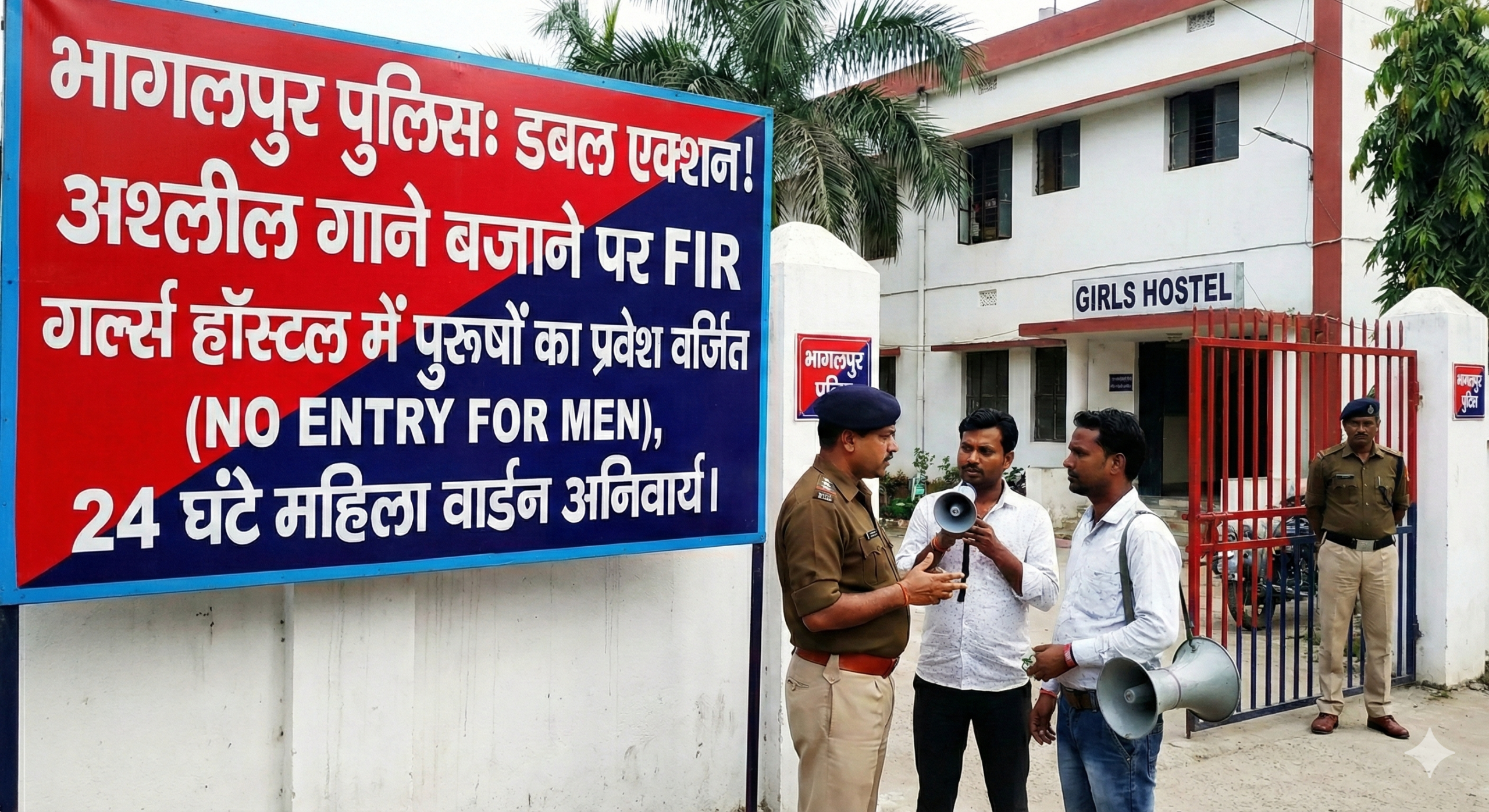 भागलपुर पुलिस का ‘डबल एक्शन’: अश्लील गाने बजाने पर अब सीधे FIR; गर्ल्स हॉस्टल में पुरुषों की ‘नो-एंट्री’, 24 घंटे रखनी होगी महिला वार्डन