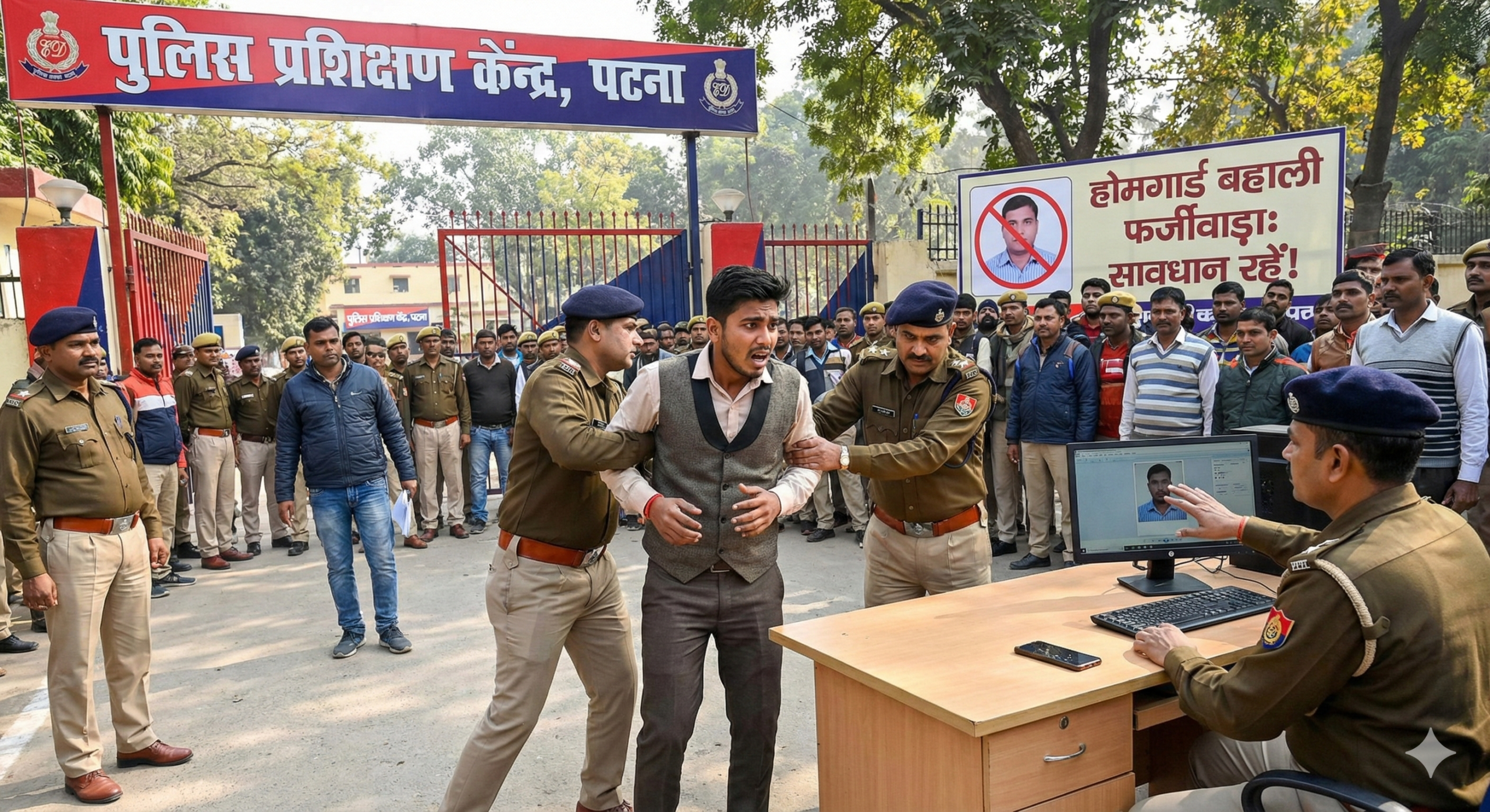 पटना में ट्रेनिंग सेंटर से भागा भागलपुर का ‘मुन्ना भाई’: फोटो मिलान में खुली पोल तो हुआ फरार; होमगार्ड बहाली में फर्जीवाड़ा