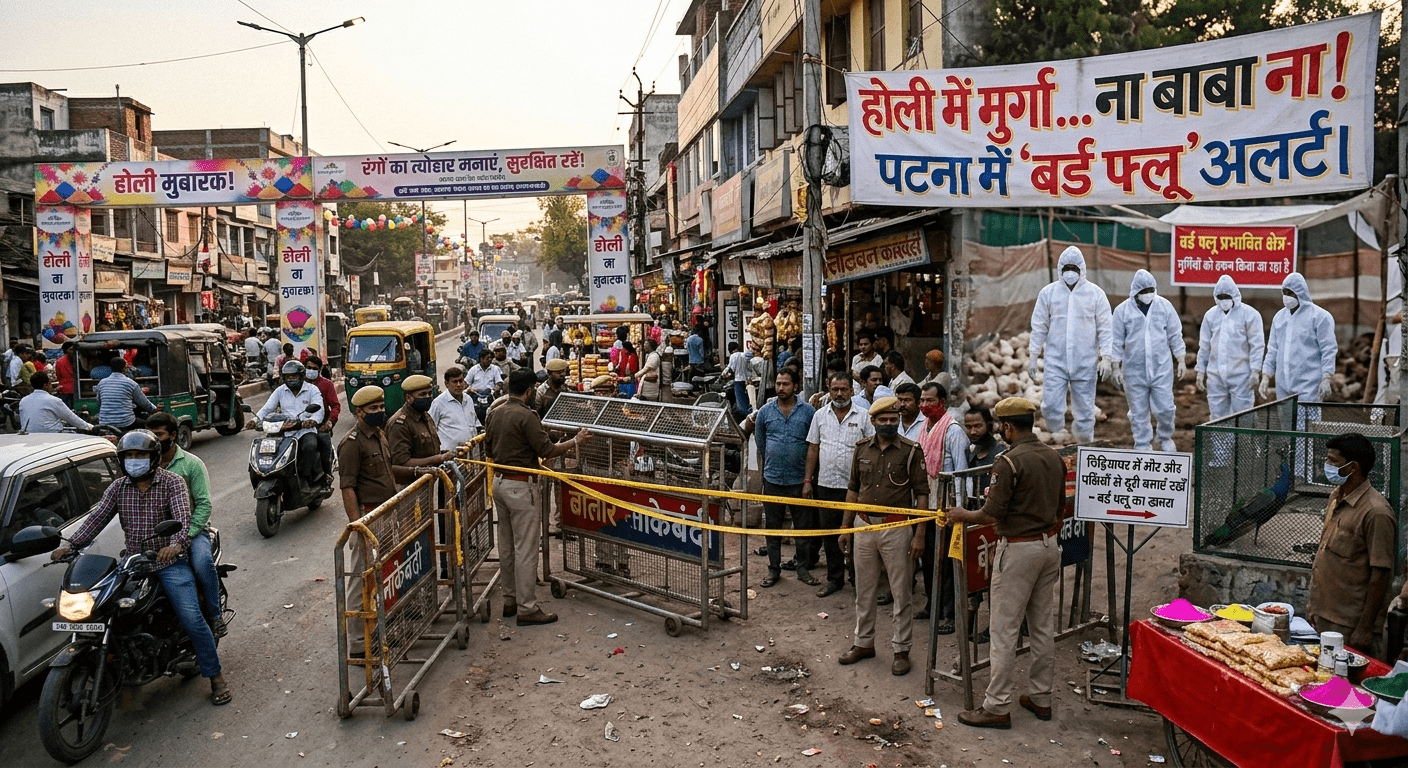 होली में मुर्गा… ना बाबा ना! पटना में ‘बर्ड फ्लू’ का ब्लास्ट; 6,000 मुर्गियां दफन, जू में मोर से दूरी और बाजारों में नाकेबंदी