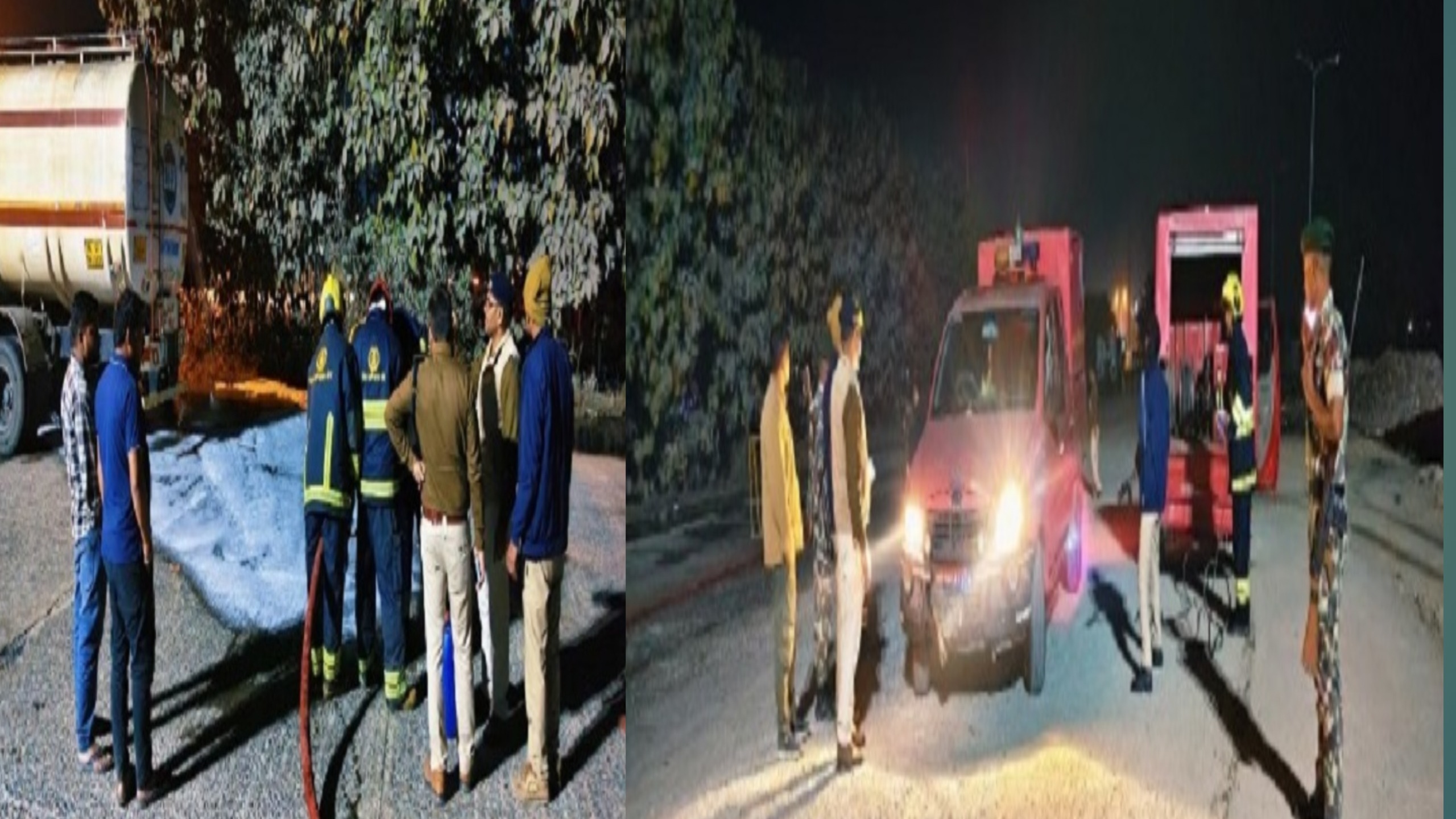 गोपालगंज: एथेनॉल लदे टैंकर में ट्रक ने मारी टक्कर; 36 हजार लीटर ज्वलनशील पदार्थ का रिसाव, NH-27 पर हाई-अलर्ट