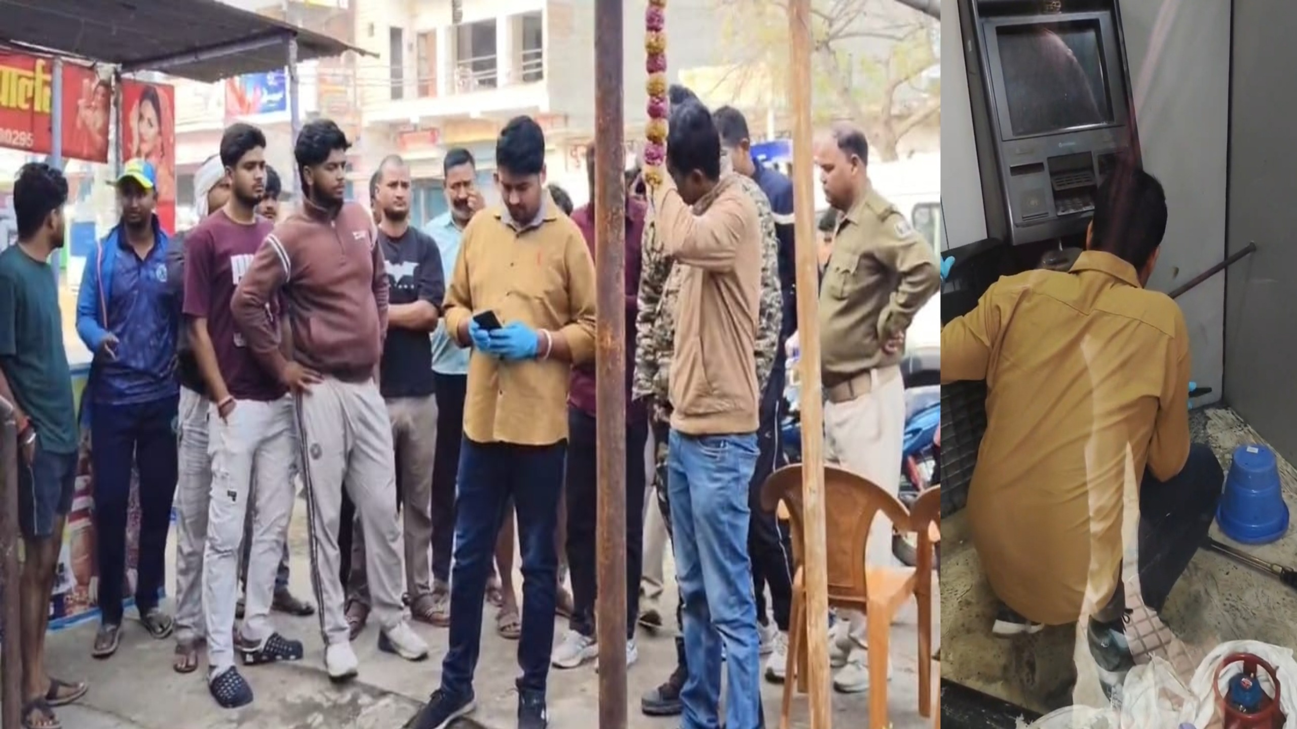 रोहतास: आधी रात को ATM पर ‘गैस कटर’ और पुलिस पर ‘गोलियां’; गॉडारी बाजार में बदमाशों और पुलिस के बीच मुठभेड़