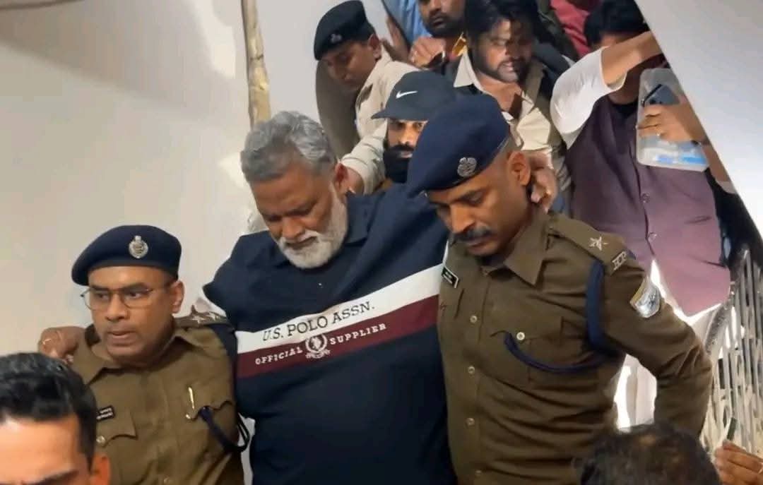 पप्पू यादव जेल गए: 31 साल पुराने केस में स्ट्रेचर पर कोर्ट पहुंचे सांसद; हाथ में ड्रिप, इजलास में ही किए साइन, अब सोमवार को होगी सुनवाई