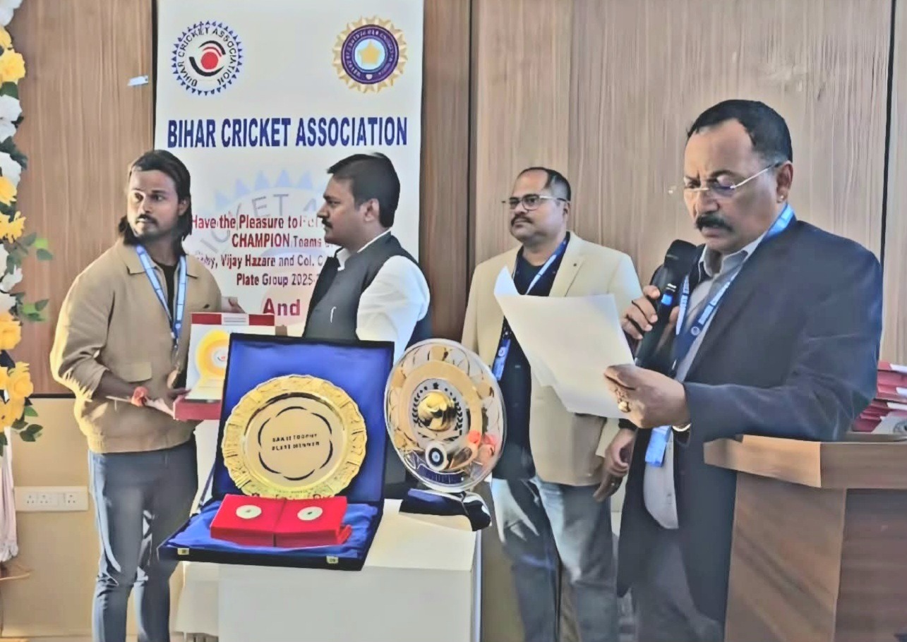 BCA ने बढ़ाया मान: भागलपुर के रणजी क्रिकेटर सचिन कुमार सम्मानित; सीमित मौकों में छोड़ी थी छाप, अब ‘पंजाब किंग्स’ ने भी भेजा बुलावा