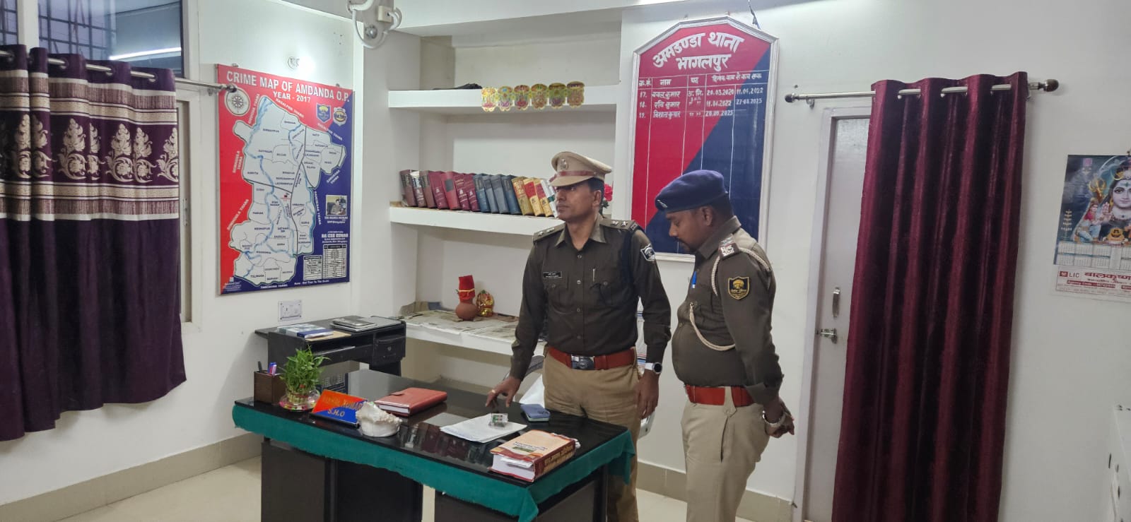 भागलपुर SSP का बड़ा एक्शन: अमडंडा थाने का किया औचक निरीक्षण; कमियां मिलने पर थानाध्यक्ष से मांगा स्पष्टीकरण