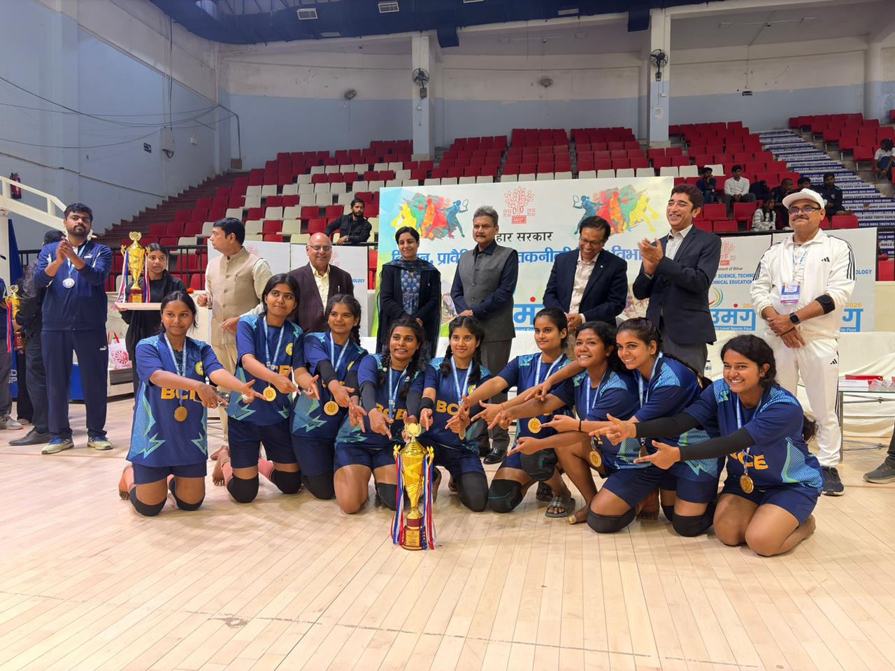 उमंग-2026′ का शानदार समापन: मुजफ्फरपुर इंजीनियरिंग कॉलेज बना ‘चैंपियन’; क्रिकेट में सीतामढ़ी तो वॉलीबॉल में कटिहार का जलवा