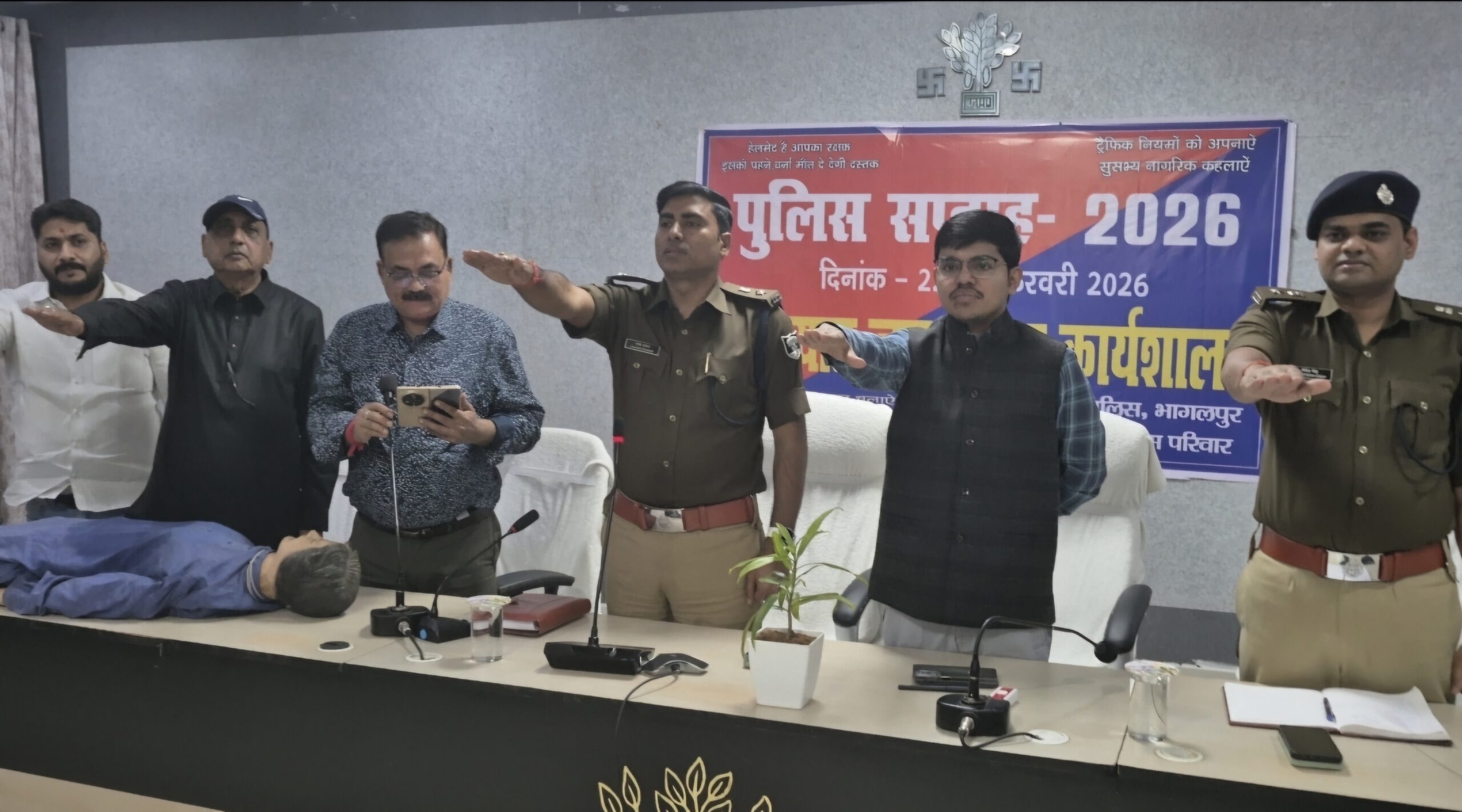 भागलपुर में ‘पुलिस सप्ताह’ का भव्य आगाज: एसएसपी ने यातायात नियमों के साथ मानवता का दिलाया संकल्प