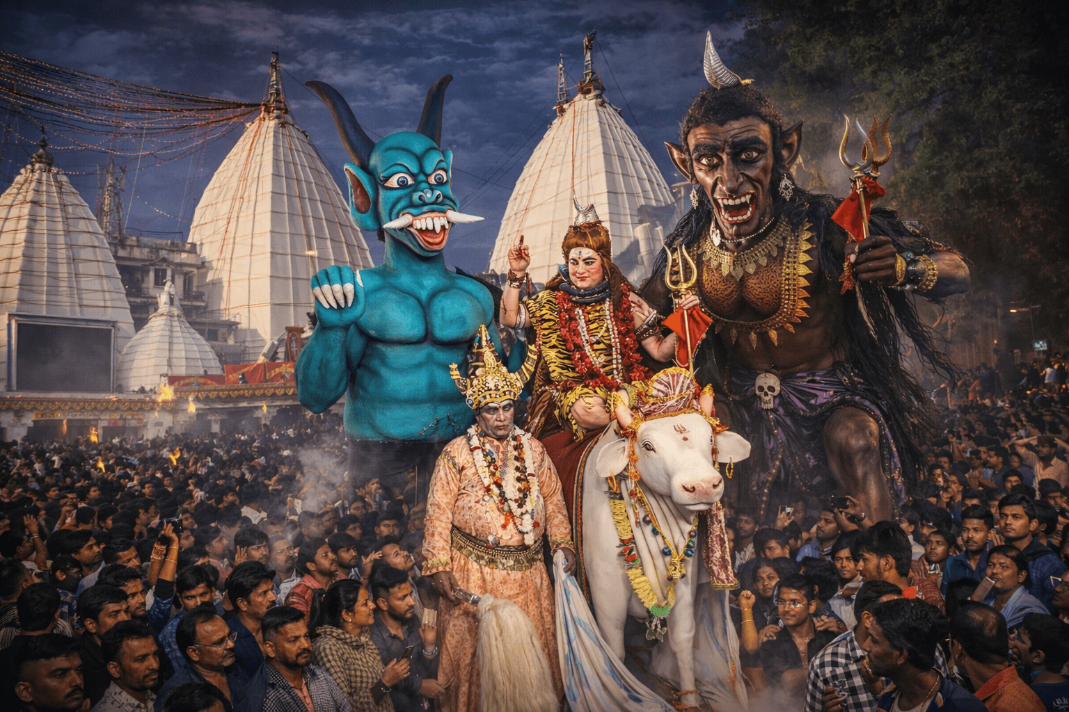 देवघर में महाशिवरात्रि पर उतरेगा ‘देवलोक’: 15 फरवरी को निकलेगी ऐतिहासिक शिव बारात; ‘साइबर दैत्य’ और 12 ज्योतिर्लिंग होंगे आकर्षण का केंद्र