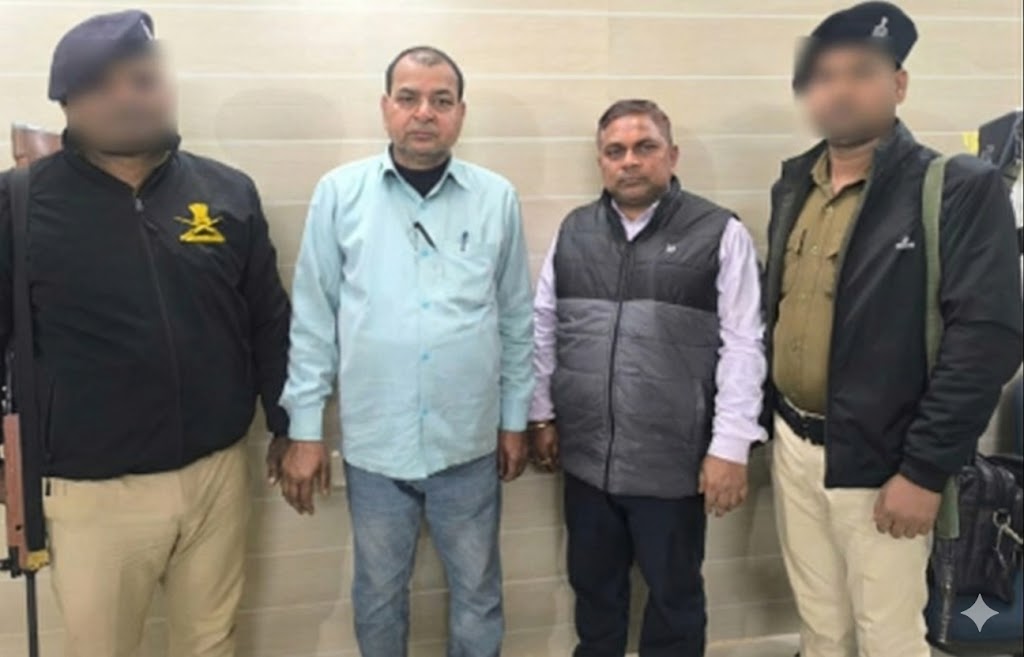 किशनगंज: खनन विभाग में रिश्वतखोरी, लिपिक और परिचारी गिरफ्तार