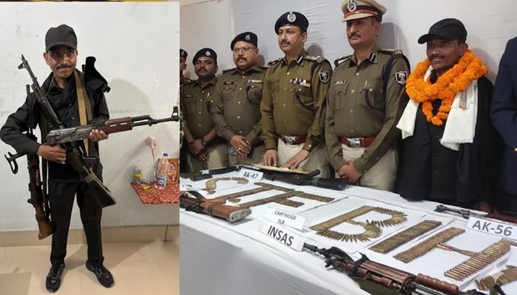 बिहार पुलिस को बड़ी सफलता, 3 लाख के इनामी नक्सली कमांडर ने किया आत्मसमर्पण