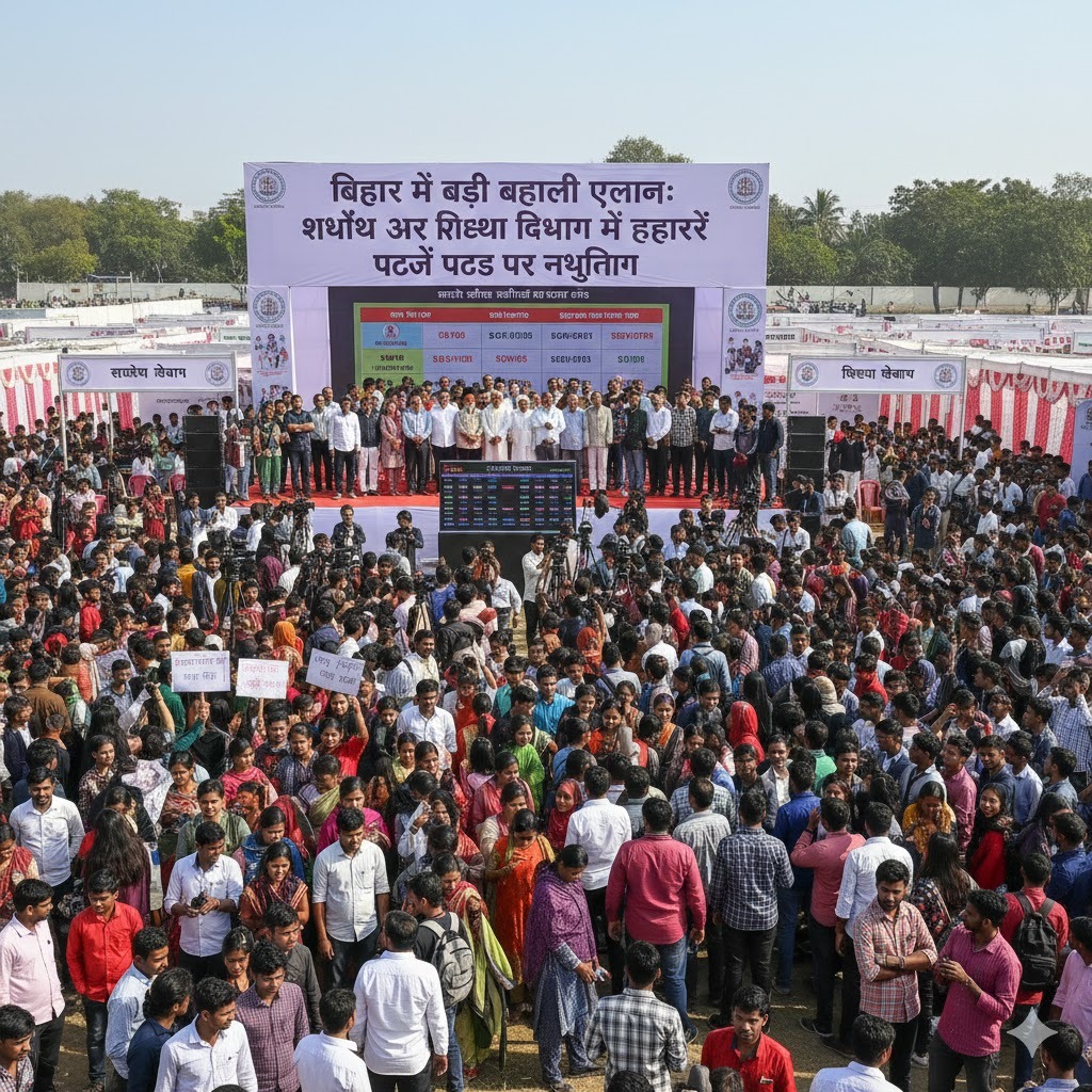 बिहार में बड़ी बहाली का ऐलान: स्वास्थ्य व शिक्षा विभाग में हजारों पदों पर नियुक्ति
