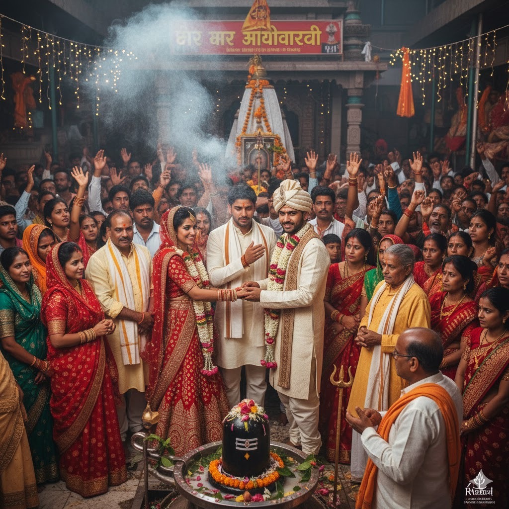 महाशिवरात्रि पर सामाजिक सहमति से प्रेमी युगल ने रचाई शादी, शिव मंदिर में गूंजे ‘हर-हर महादेव’ के जयकारे