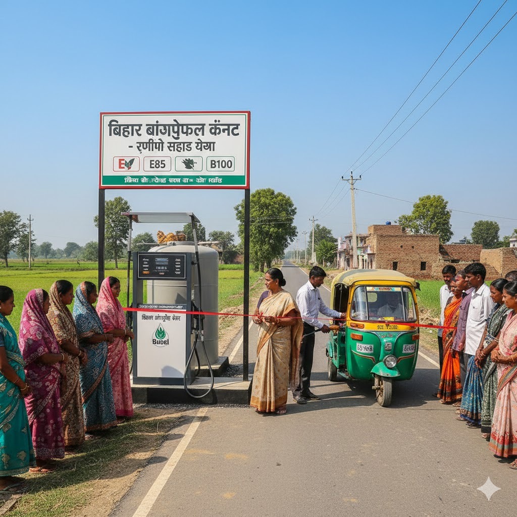 बिहार में ग्रामीण सड़कों के किनारे बायोफ्यूल पंप खोलने की प्रक्रिया होगी आसान