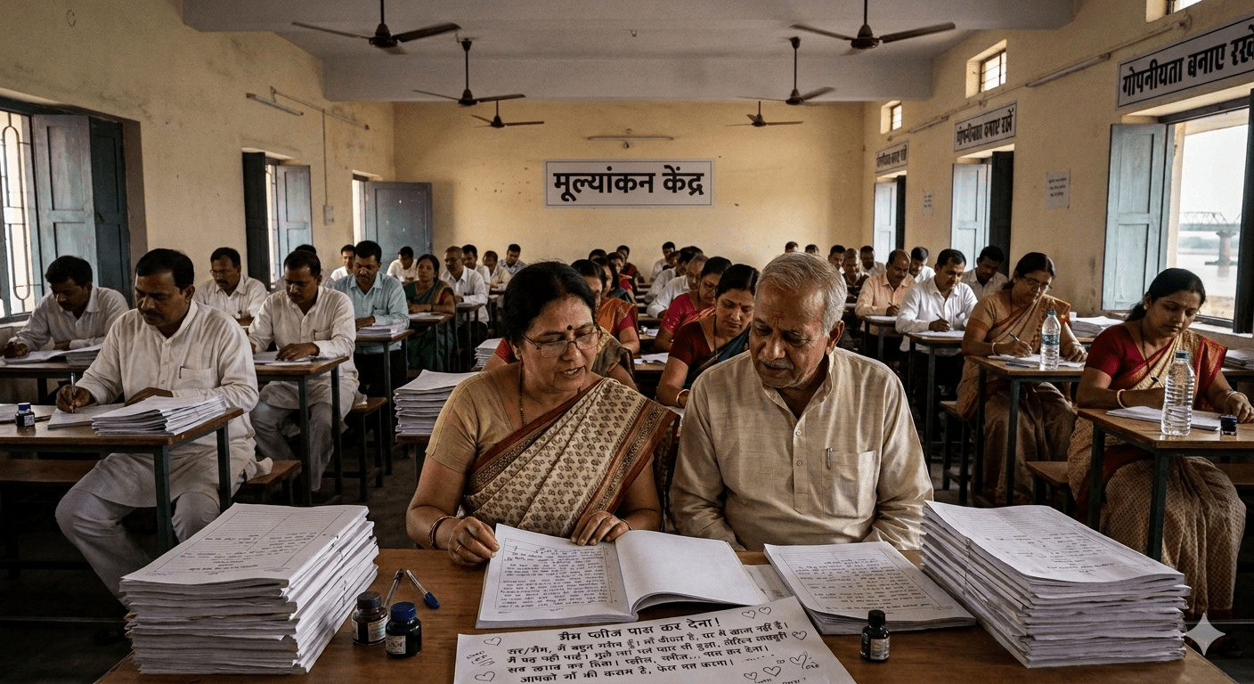 “मैम प्लीज पास कर देना!” भागलपुर में एग्जाम कॉपी चेक करते समय परीक्षकों का चकराया सिर; किसी ने दी ‘कसम’ तो किसी ने सुनाई दास्तां-ए-इश्क और मजबूरी
