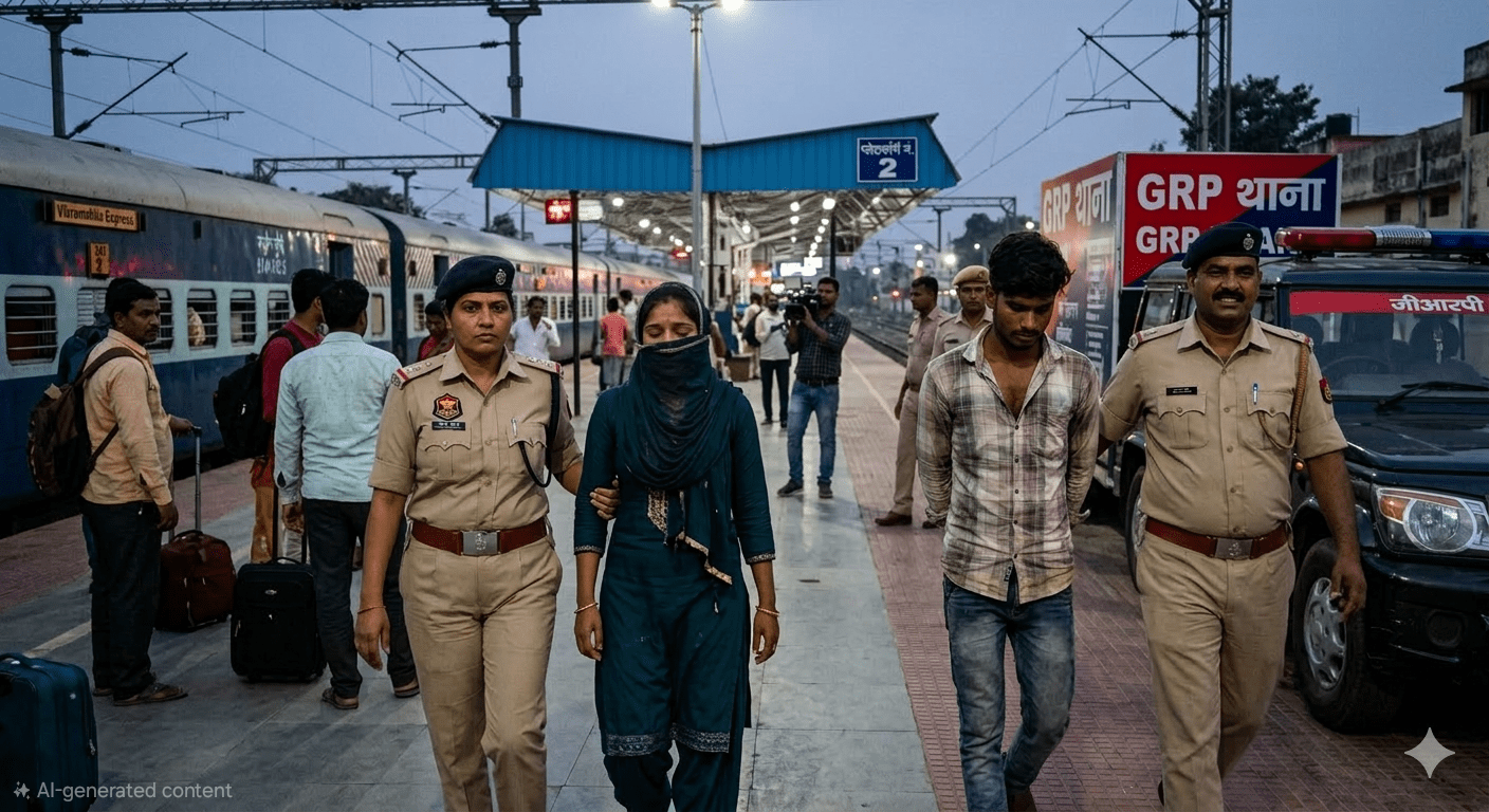 इंस्टाग्राम वाली ‘मोहब्बत’ और भागलपुर स्टेशन पर ‘दी एंड’! गोड्डा की नाबालिग छात्रा प्रेमी संग फरार; GRP ने दबोचा, अब पुलिस ले गई साथ