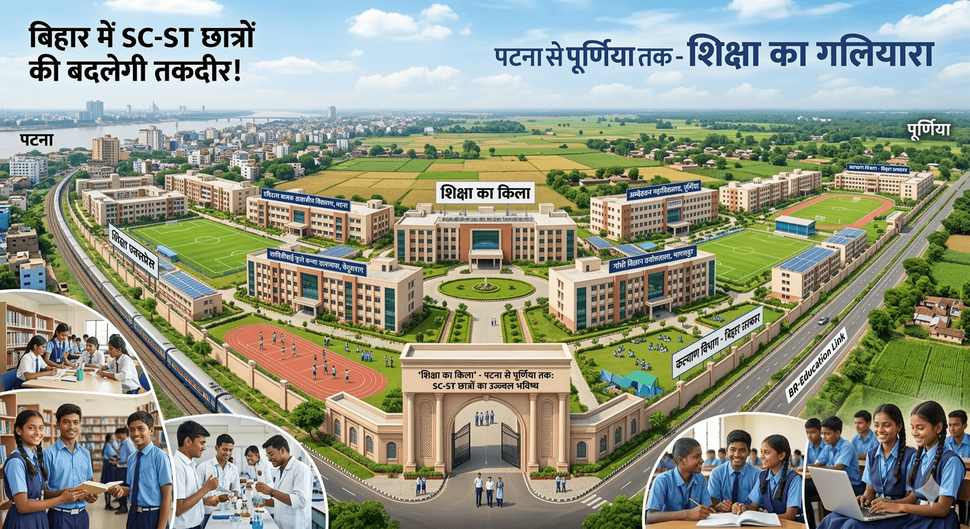 बिहार में SC-ST छात्रों की बदलेगी तकदीर! पटना से पूर्णिया तक बिछा ‘शिक्षा का किला’; कुमार रवि बोले- “अब पढ़ाई के साथ मिलेगा घर जैसा माहौल”