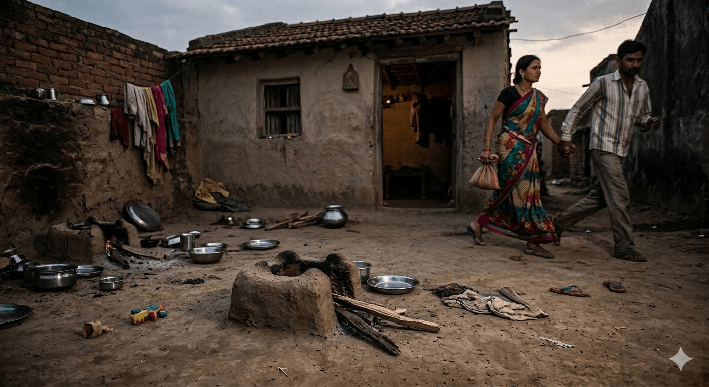 बांका में ममता तार-तार! 4 मासूमों को बिलखता छोड़ प्रेमी संग भागी ‘बेवफा’ मां; हैदराबाद से लौटे पति को मिली ‘खून की सौगात’