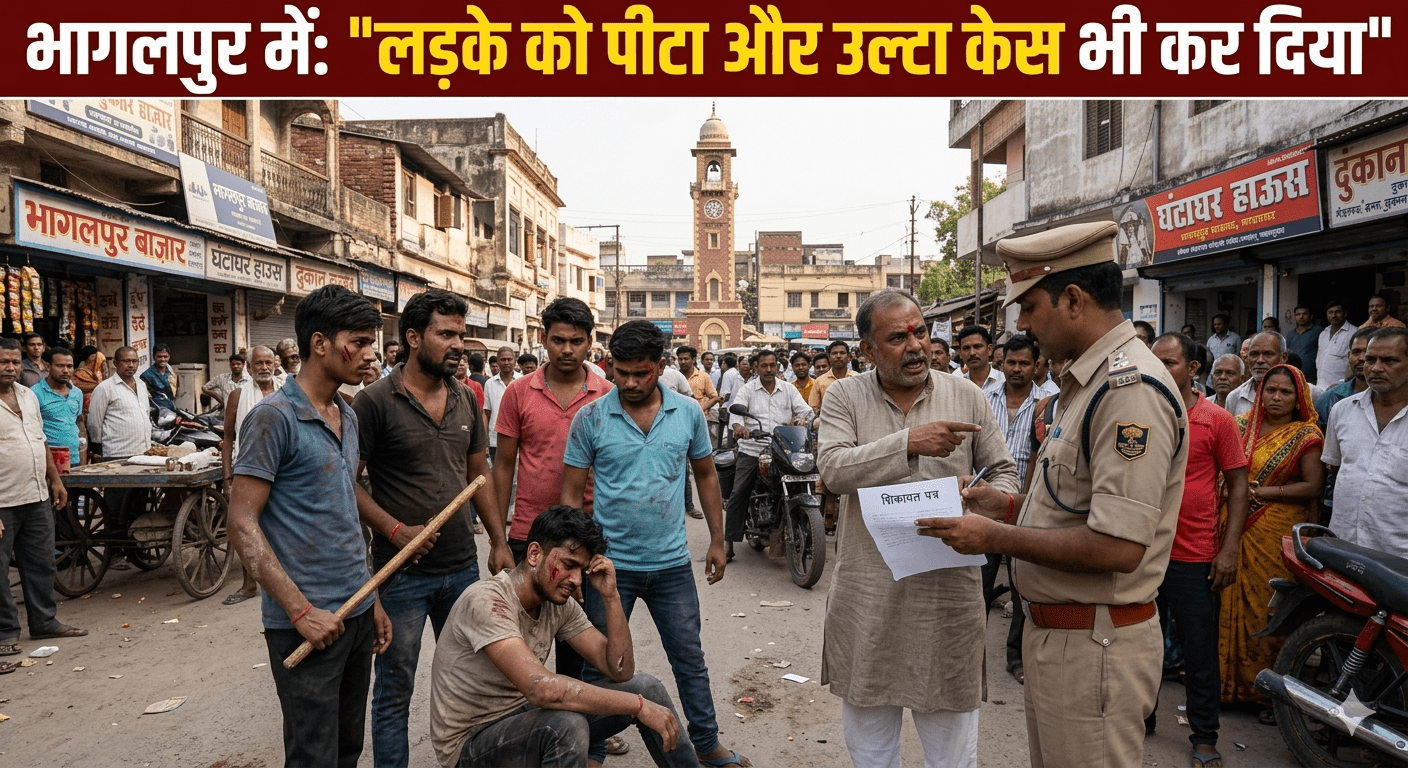 भागलपुर में ‘इश्क’ पर छिड़ा ‘कानूनी’ संग्राम! “लड़के को पीटा और उल्टा केस भी कर दिया”; SP दफ्तर घेरकर महिलाओं ने मांगा इंसाफ