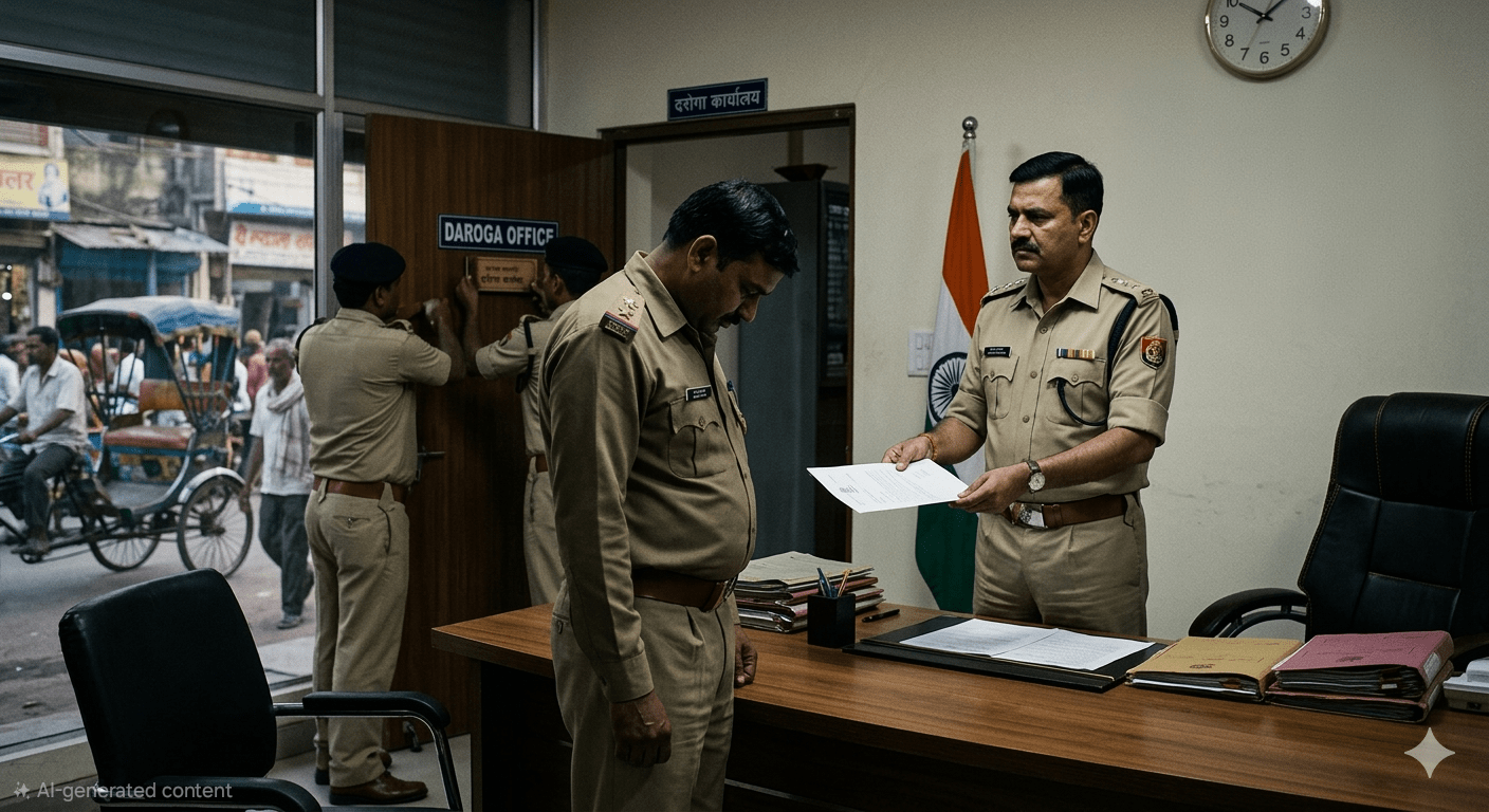 बड़ी कार्रवाई! शाहाबाद DIG ने दारोगा को किया बर्खास्त; शादी का झांसा देकर महिला के शोषण का था आरोप