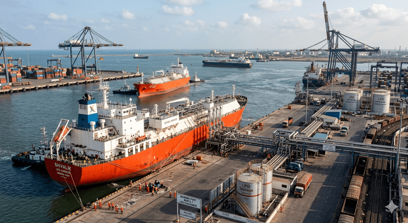 LPG संकट के बीच राहत: ‘शिवालिक’ मुंद्रा पोर्ट पहुंचा, आज आएंगे ‘नंदा देवी’ और ‘जग लाडली’