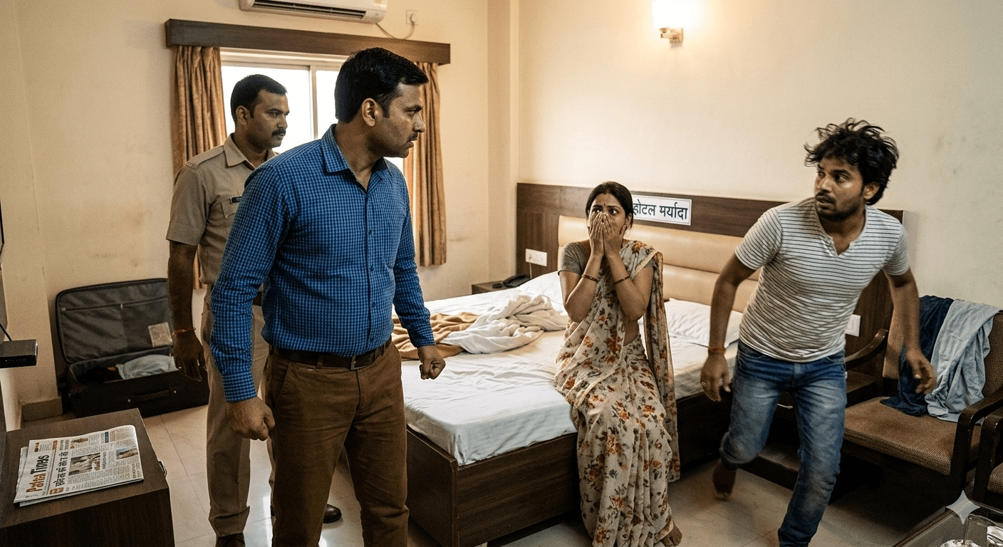 पटना के होटल में ‘मर्यादा’ तार-तार! पति ने बिछाया जाल, प्रेमी संग रंगे हाथों पकड़ी गई पत्नी; थाने में बिलखती मां बोली- ‘ऐसी औलाद से बेऔलाद भले’